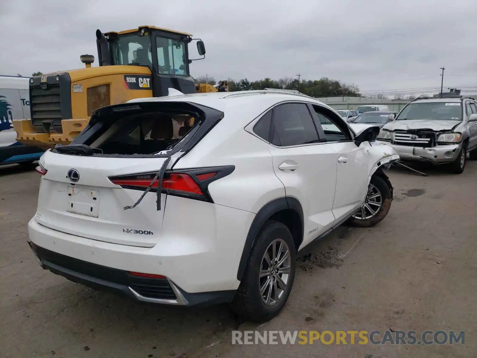 4 Photograph of a damaged car JTJBJRBZ7K2115138 LEXUS NX 2019