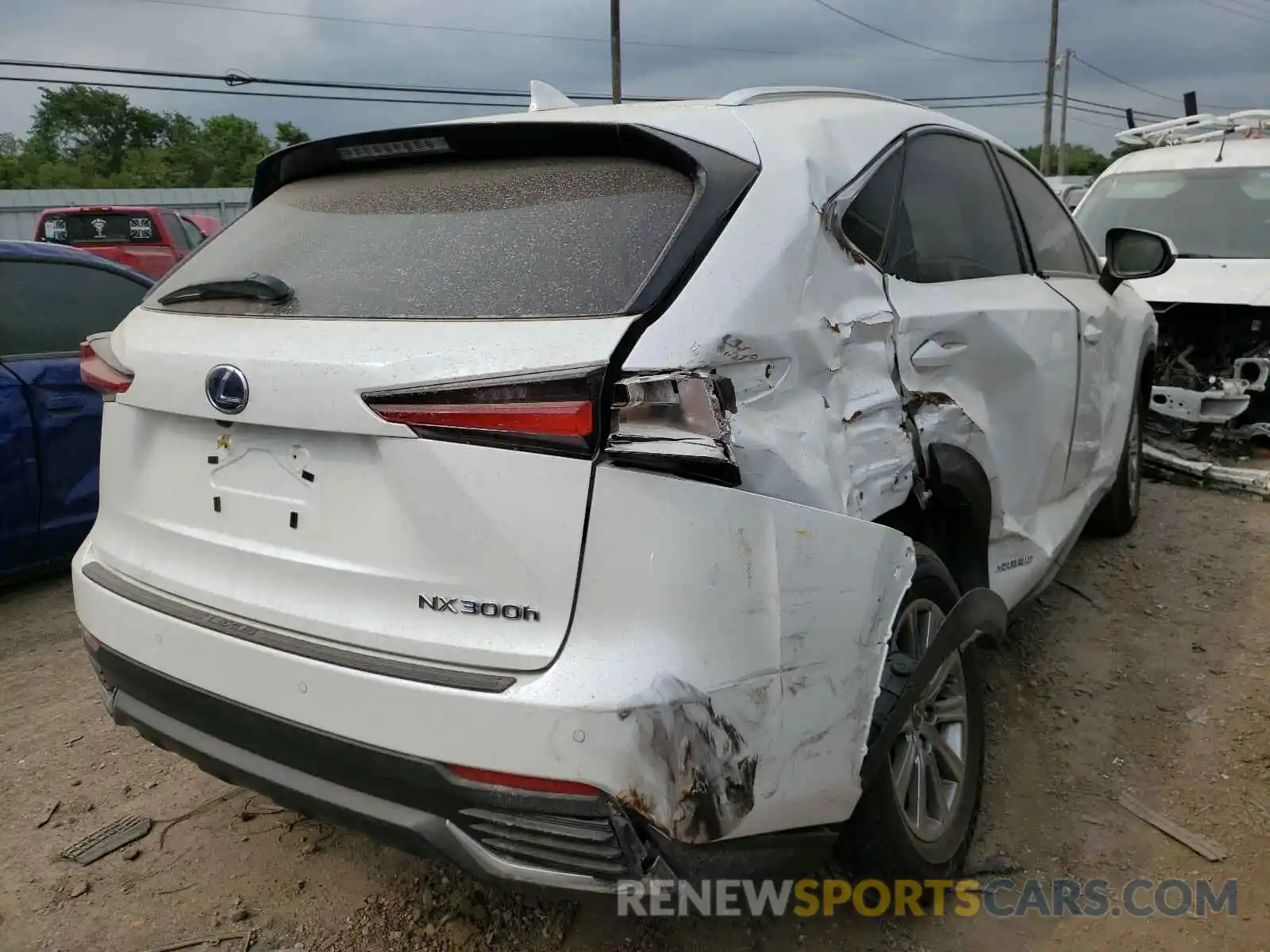 4 Photograph of a damaged car JTJBJRBZ7K2121795 LEXUS NX 2019