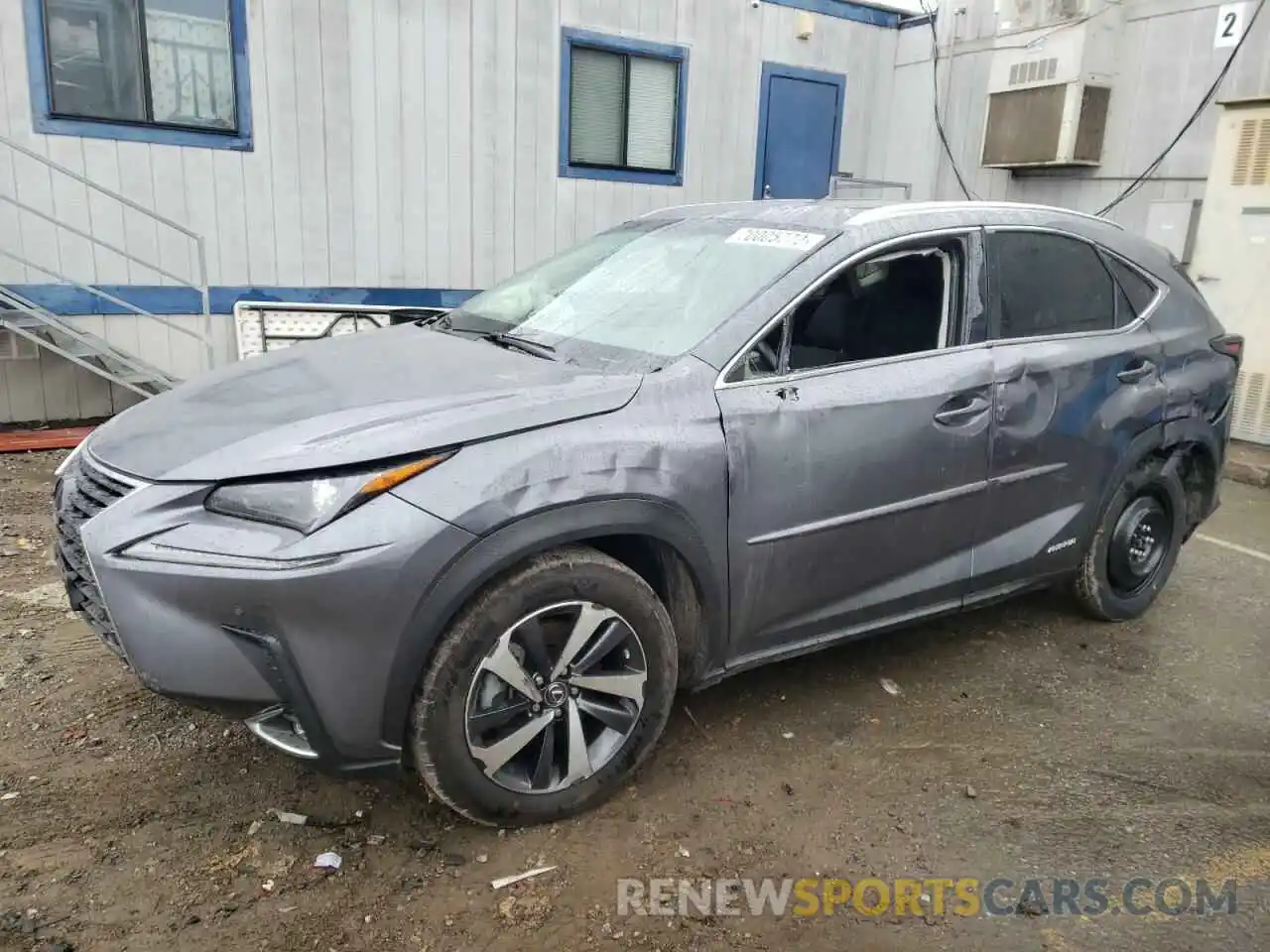 1 Photograph of a damaged car JTJBJRBZ7K2124793 LEXUS NX 2019