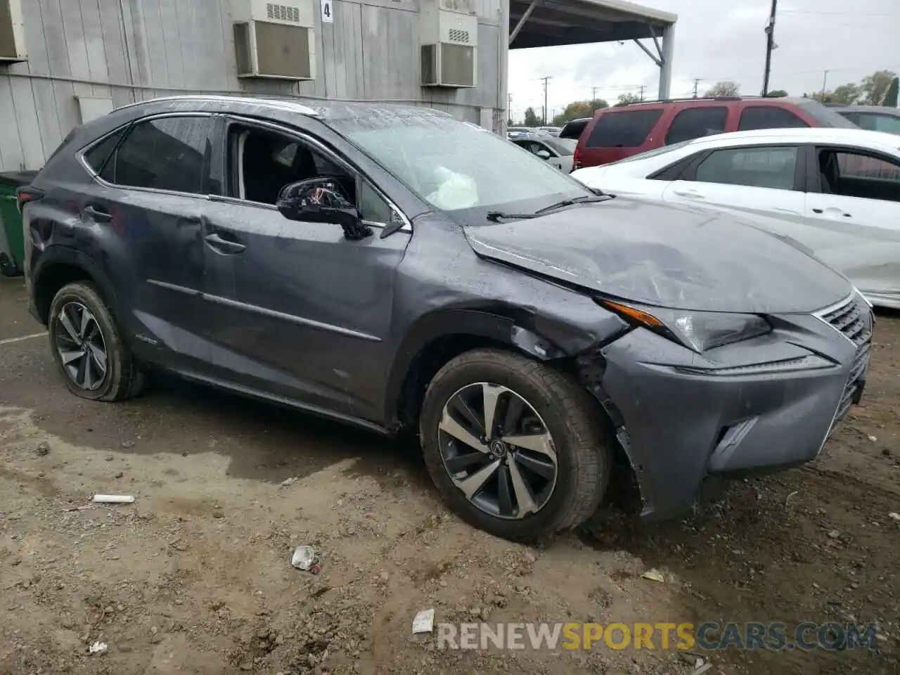 4 Photograph of a damaged car JTJBJRBZ7K2124793 LEXUS NX 2019