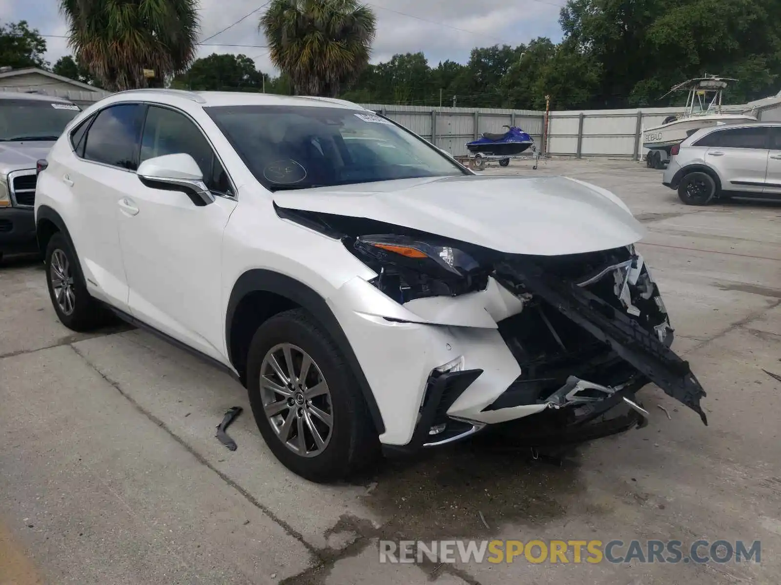 1 Photograph of a damaged car JTJBJRBZ8K2121093 LEXUS NX 2019