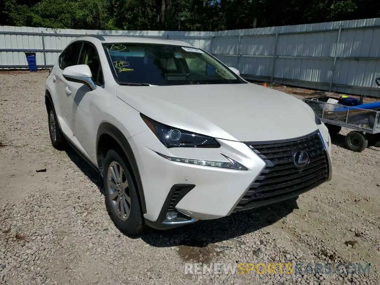 1 Photograph of a damaged car JTJBJRBZ8K2122048 LEXUS NX 2019