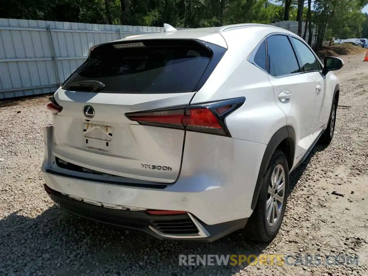 4 Photograph of a damaged car JTJBJRBZ8K2122048 LEXUS NX 2019