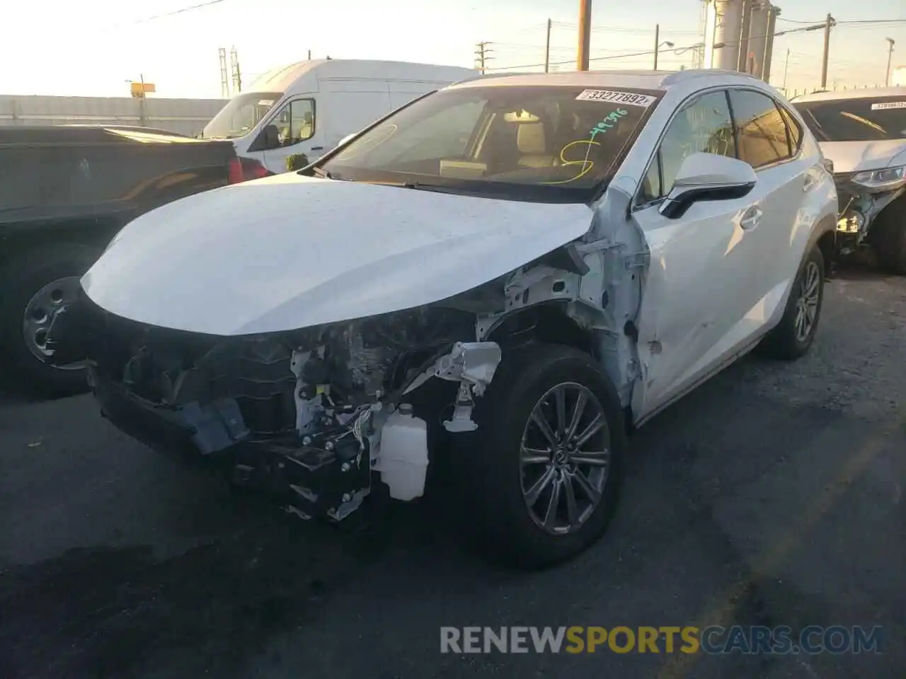 2 Photograph of a damaged car JTJBJRBZ9K2096138 LEXUS NX 2019