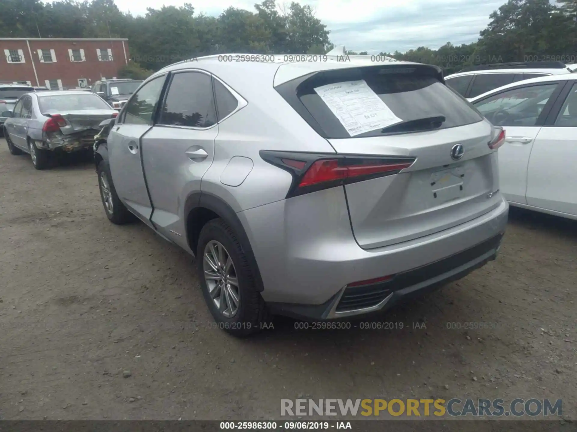 3 Photograph of a damaged car JTJBJRBZ9K2100754 LEXUS NX 2019