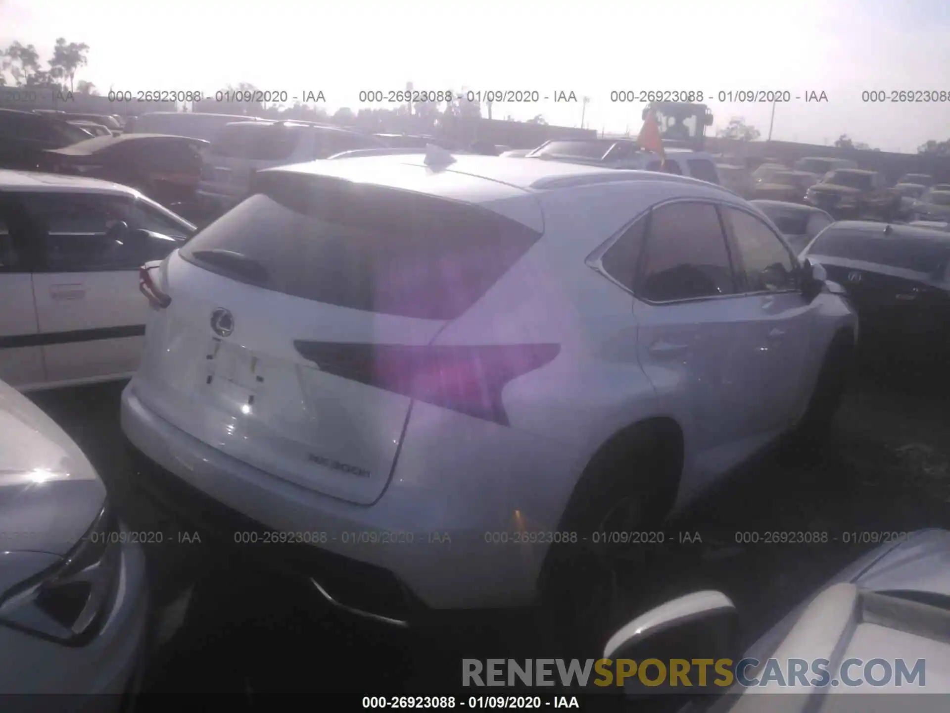 4 Photograph of a damaged car JTJBJRBZ9K2107008 LEXUS NX 2019