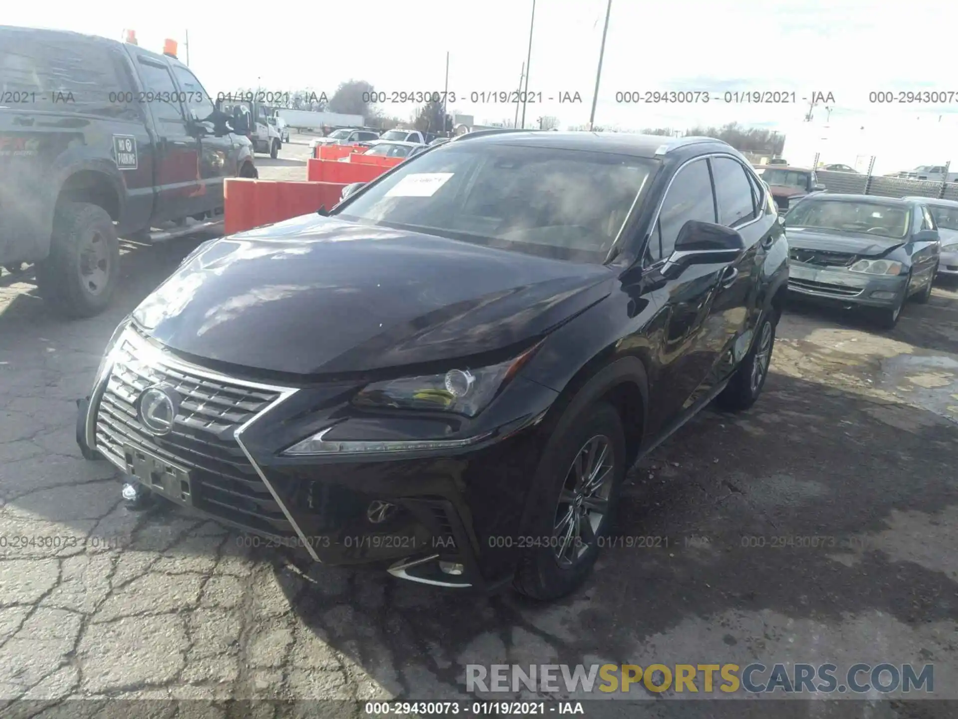 2 Photograph of a damaged car JTJBJRBZ9K2111298 LEXUS NX 2019