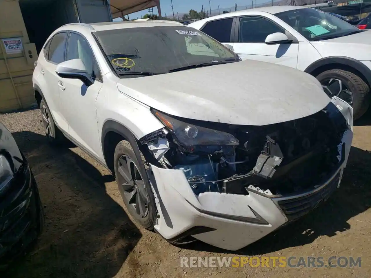 1 Photograph of a damaged car JTJBJRBZ9K2123256 LEXUS NX 2019