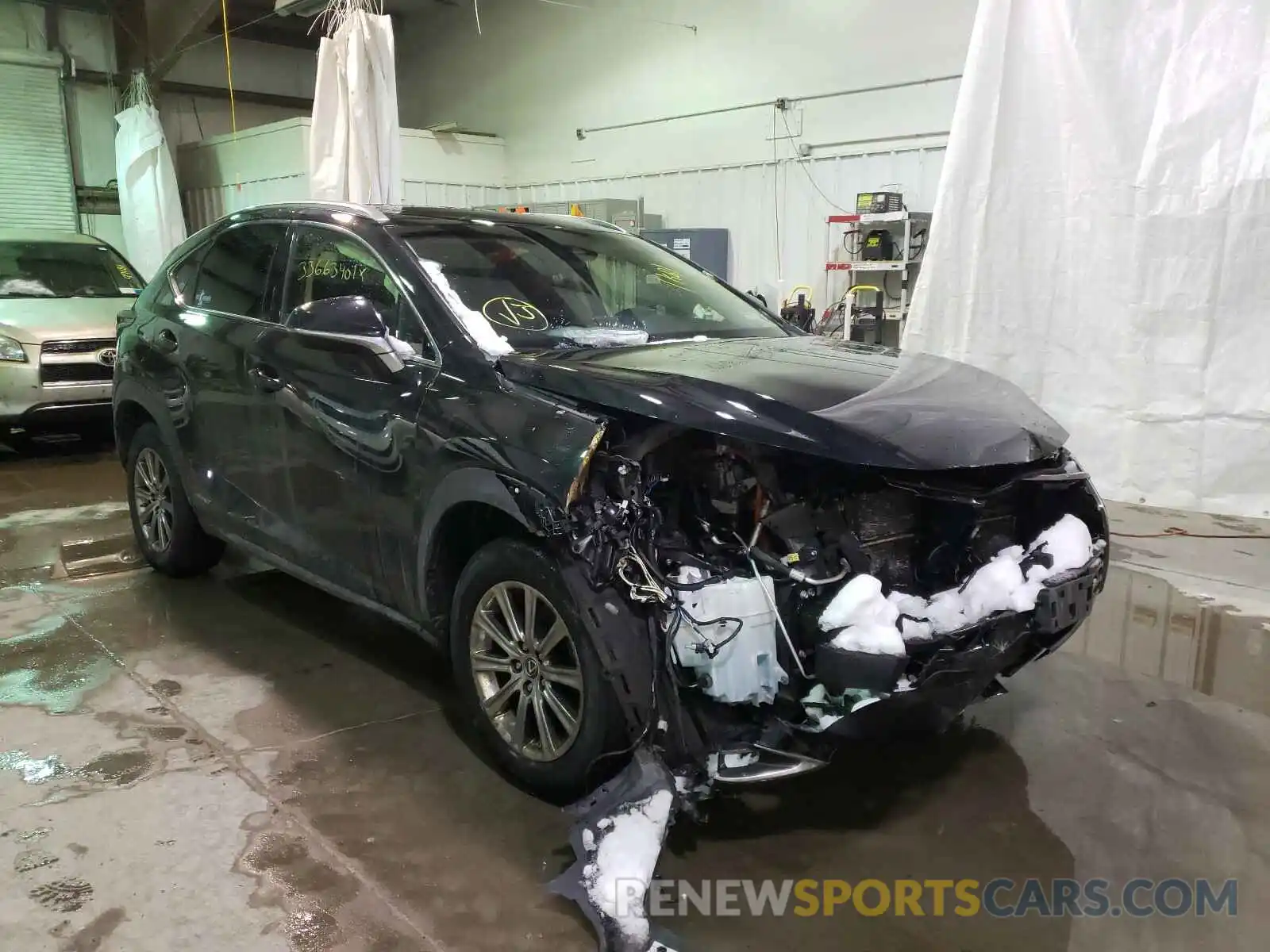 1 Photograph of a damaged car JTJBJRBZ9K2125203 LEXUS NX 2019