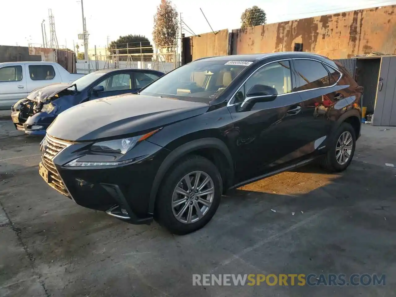 1 Photograph of a damaged car JTJBJRBZXK2101573 LEXUS NX 2019