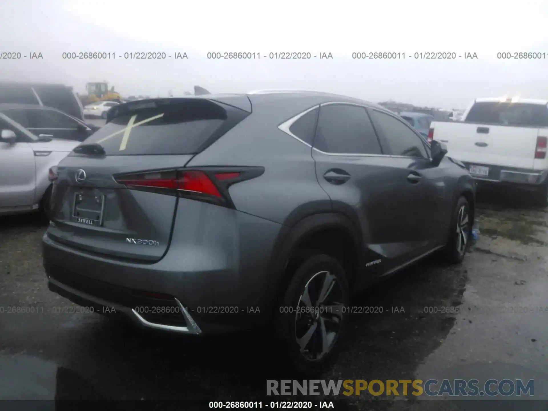 4 Photograph of a damaged car JTJBJRBZXK2110158 LEXUS NX 2019