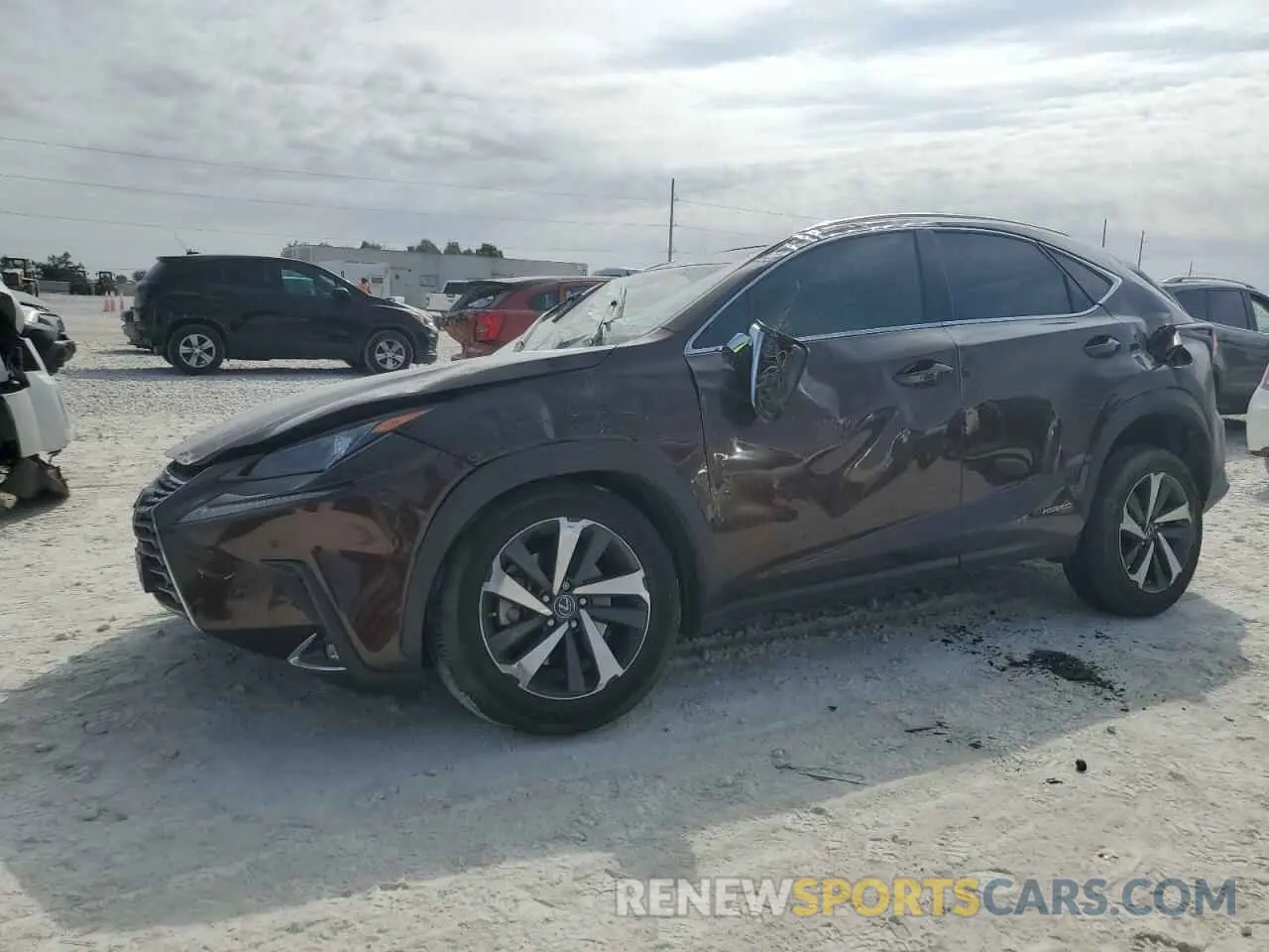 1 Photograph of a damaged car JTJBJRBZXK2112069 LEXUS NX 2019
