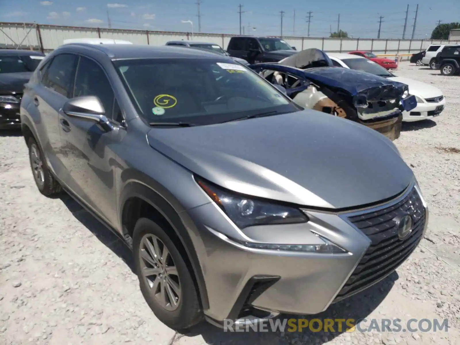 1 Photograph of a damaged car JTJYARBZ0K2121583 LEXUS NX 2019