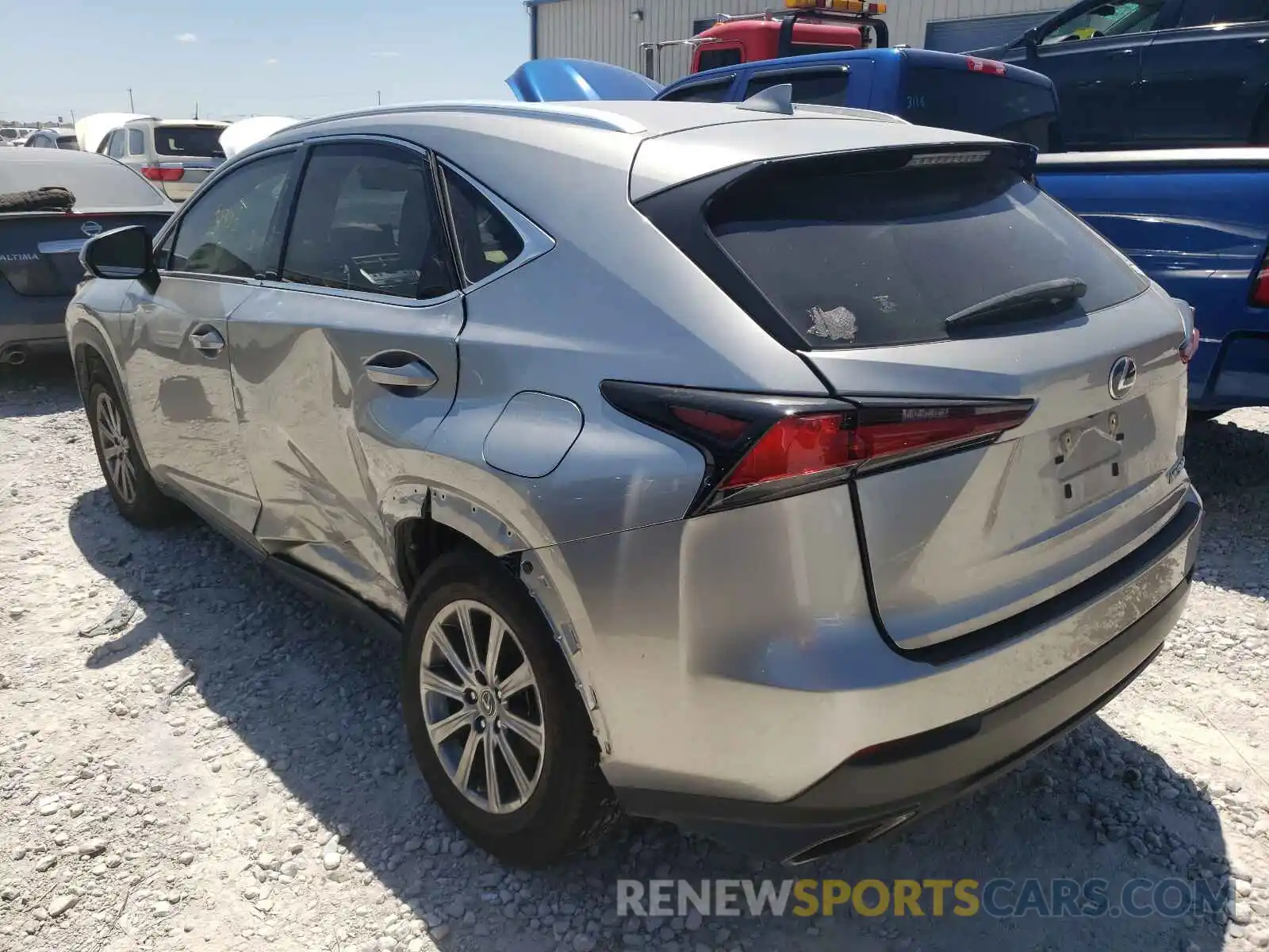 3 Photograph of a damaged car JTJYARBZ0K2121583 LEXUS NX 2019