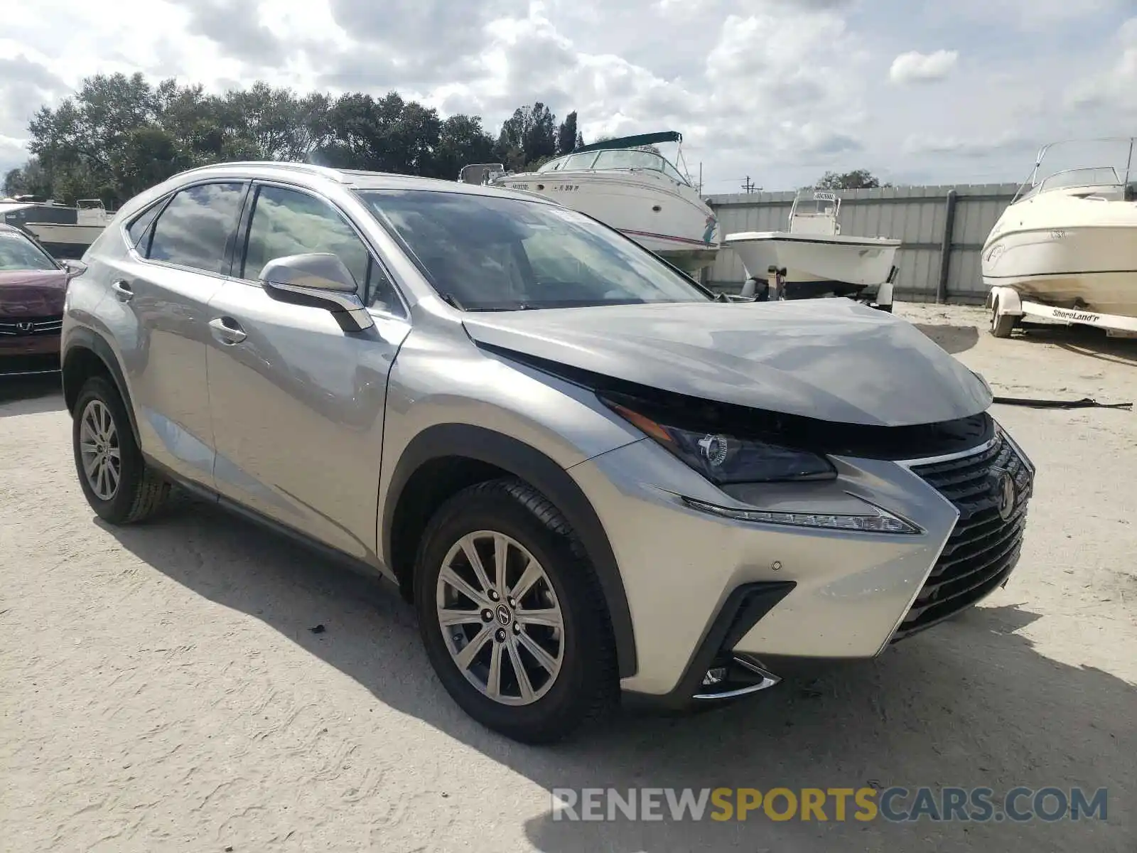 1 Photograph of a damaged car JTJYARBZ0K2126301 LEXUS NX 2019