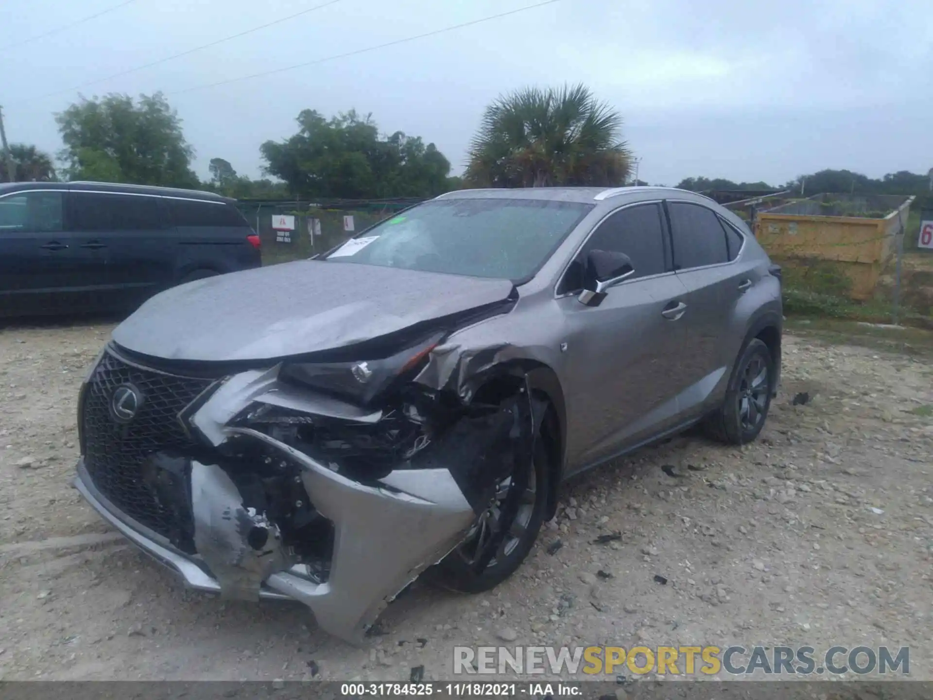 2 Photograph of a damaged car JTJYARBZ0K2127867 LEXUS NX 2019