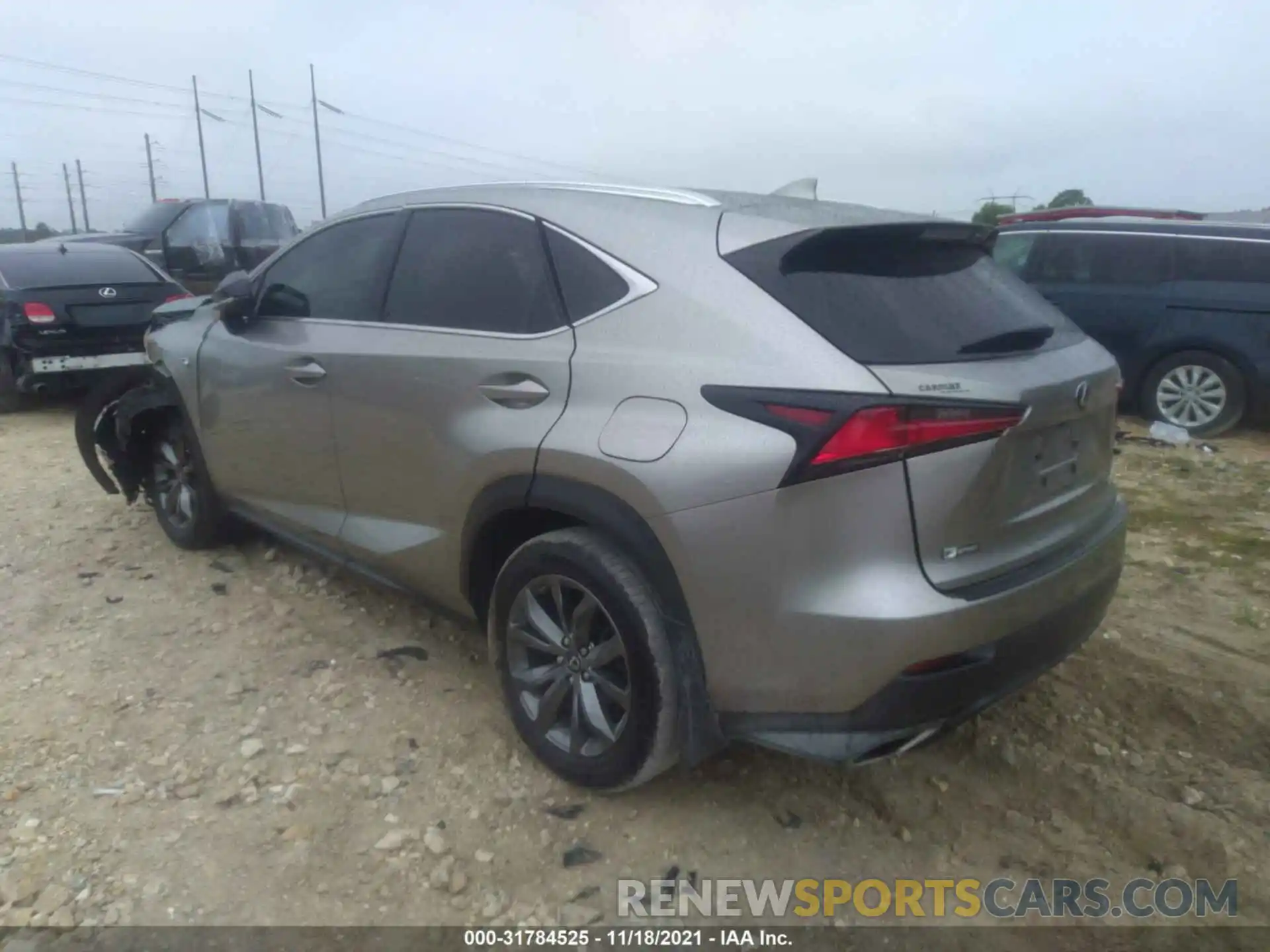 3 Photograph of a damaged car JTJYARBZ0K2127867 LEXUS NX 2019