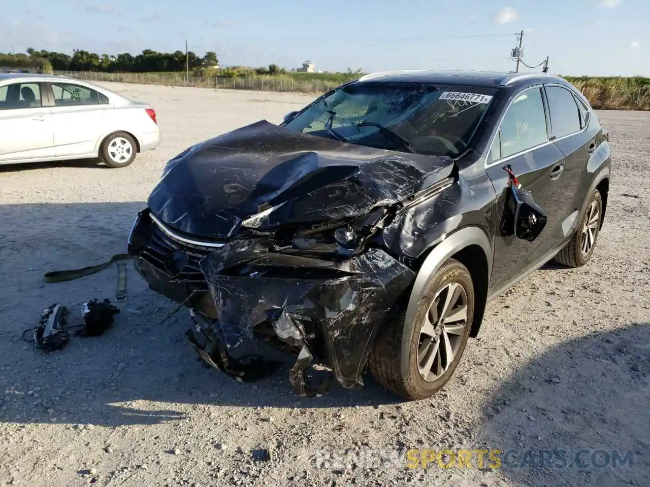 2 Photograph of a damaged car JTJYARBZ0K2130591 LEXUS NX 2019