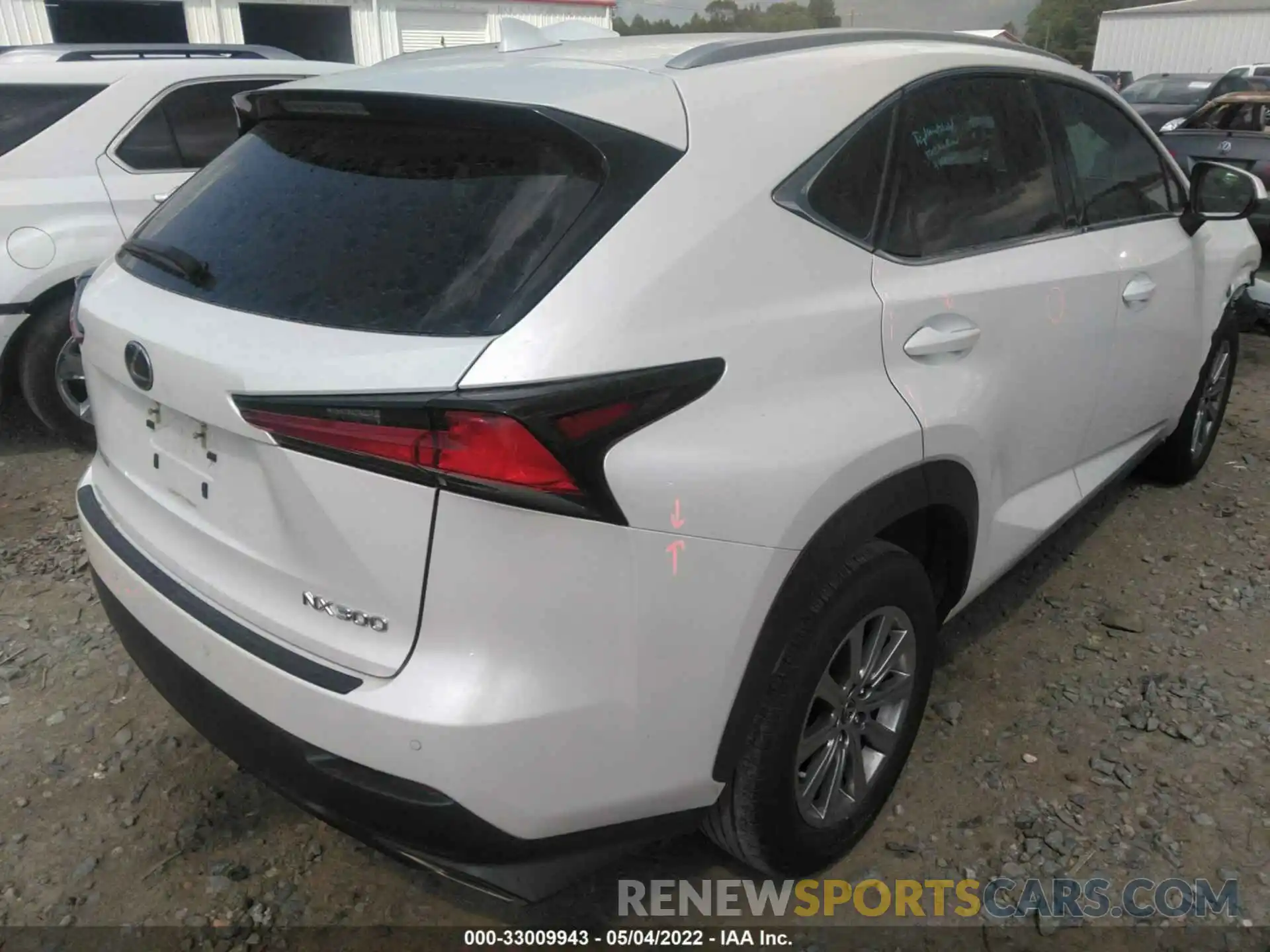 4 Photograph of a damaged car JTJYARBZ0K2137685 LEXUS NX 2019