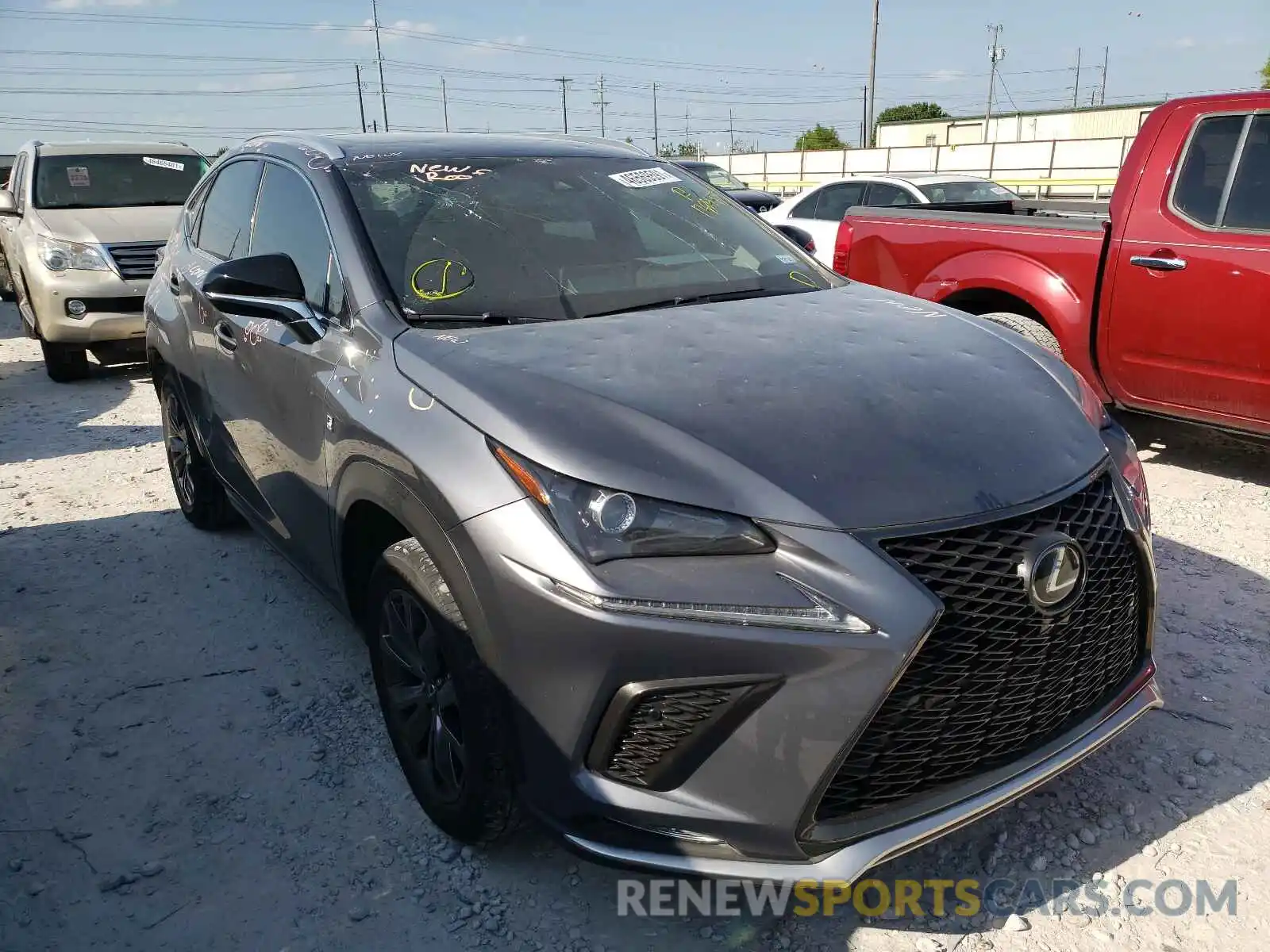 1 Photograph of a damaged car JTJYARBZ0K2138447 LEXUS NX 2019