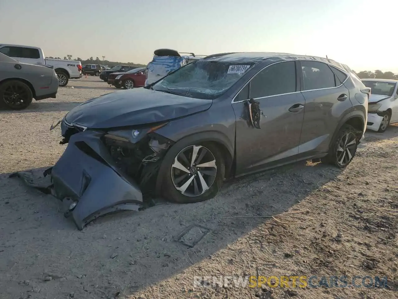 1 Photograph of a damaged car JTJYARBZ1K2128090 LEXUS NX 2019
