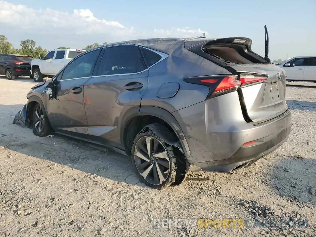 2 Photograph of a damaged car JTJYARBZ1K2128090 LEXUS NX 2019
