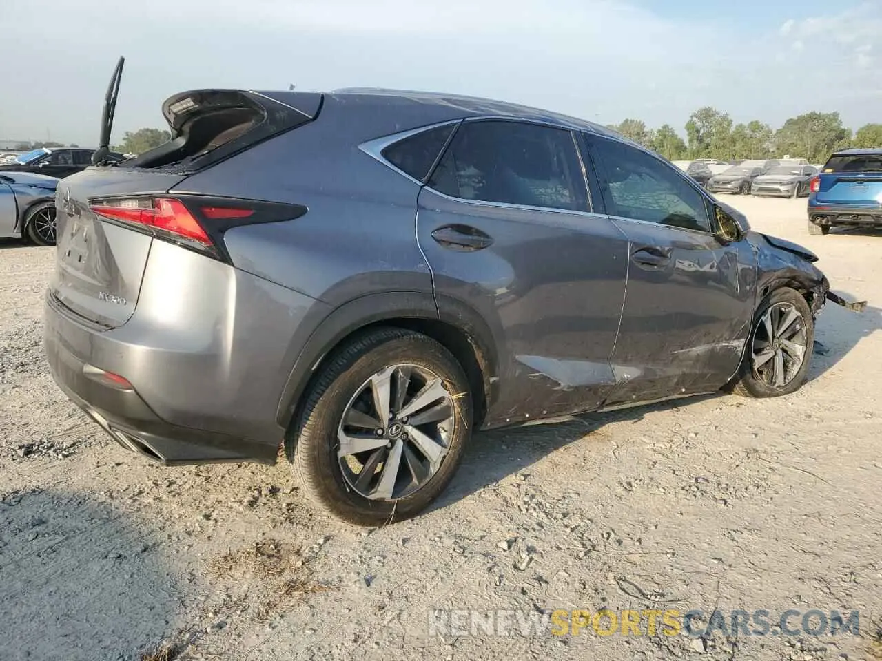 3 Photograph of a damaged car JTJYARBZ1K2128090 LEXUS NX 2019