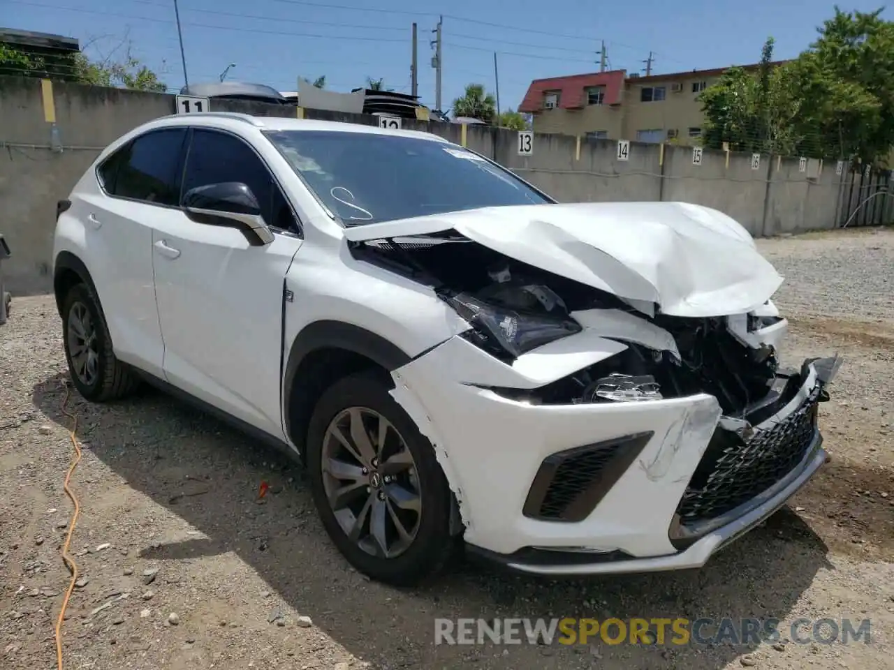 1 Photograph of a damaged car JTJYARBZ1K2130440 LEXUS NX 2019