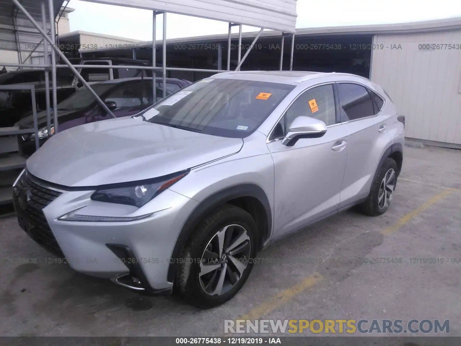 2 Photograph of a damaged car JTJYARBZ1K2132558 LEXUS NX 2019