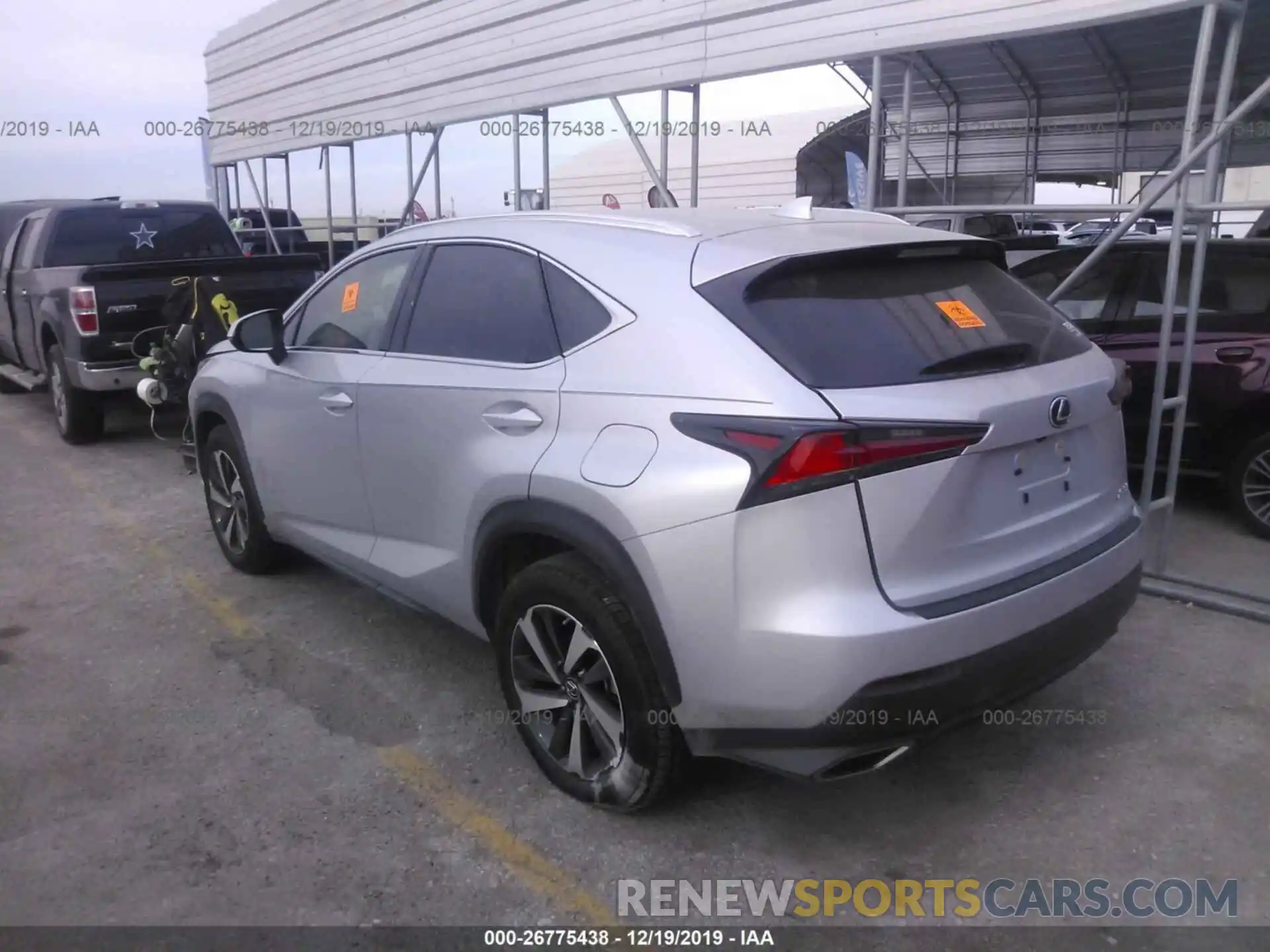 3 Photograph of a damaged car JTJYARBZ1K2132558 LEXUS NX 2019