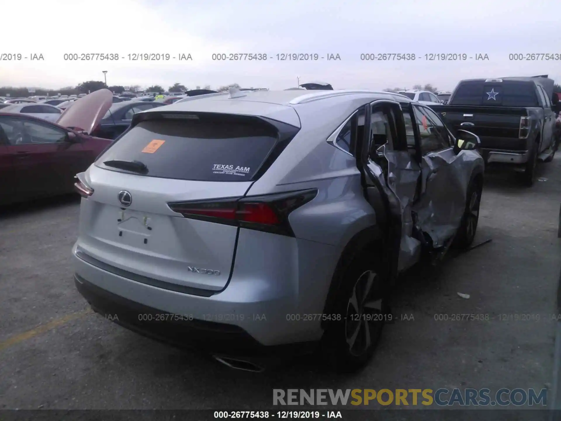 4 Photograph of a damaged car JTJYARBZ1K2132558 LEXUS NX 2019