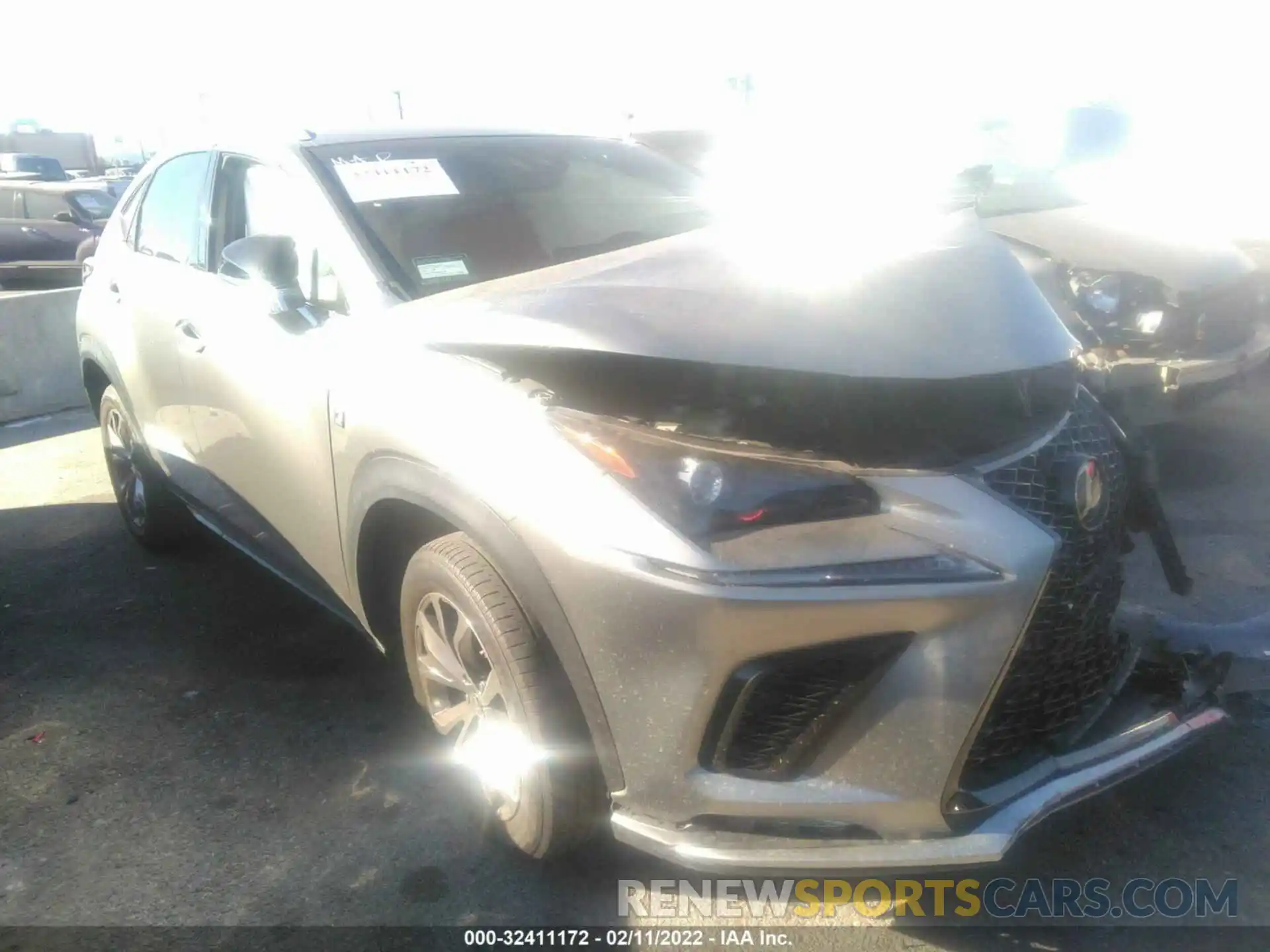 1 Photograph of a damaged car JTJYARBZ1K2136318 LEXUS NX 2019