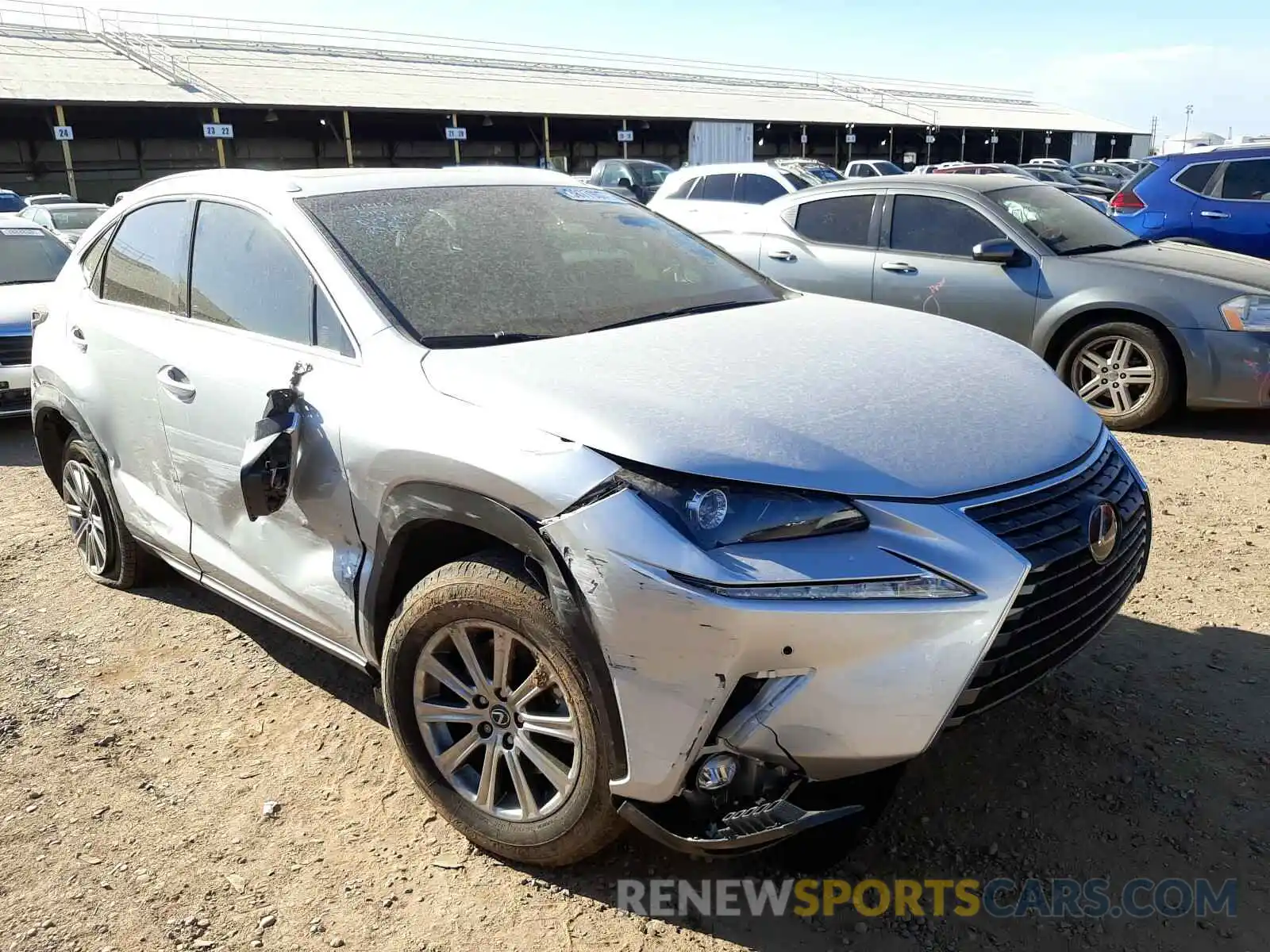 1 Photograph of a damaged car JTJYARBZ1K2140739 LEXUS NX 2019