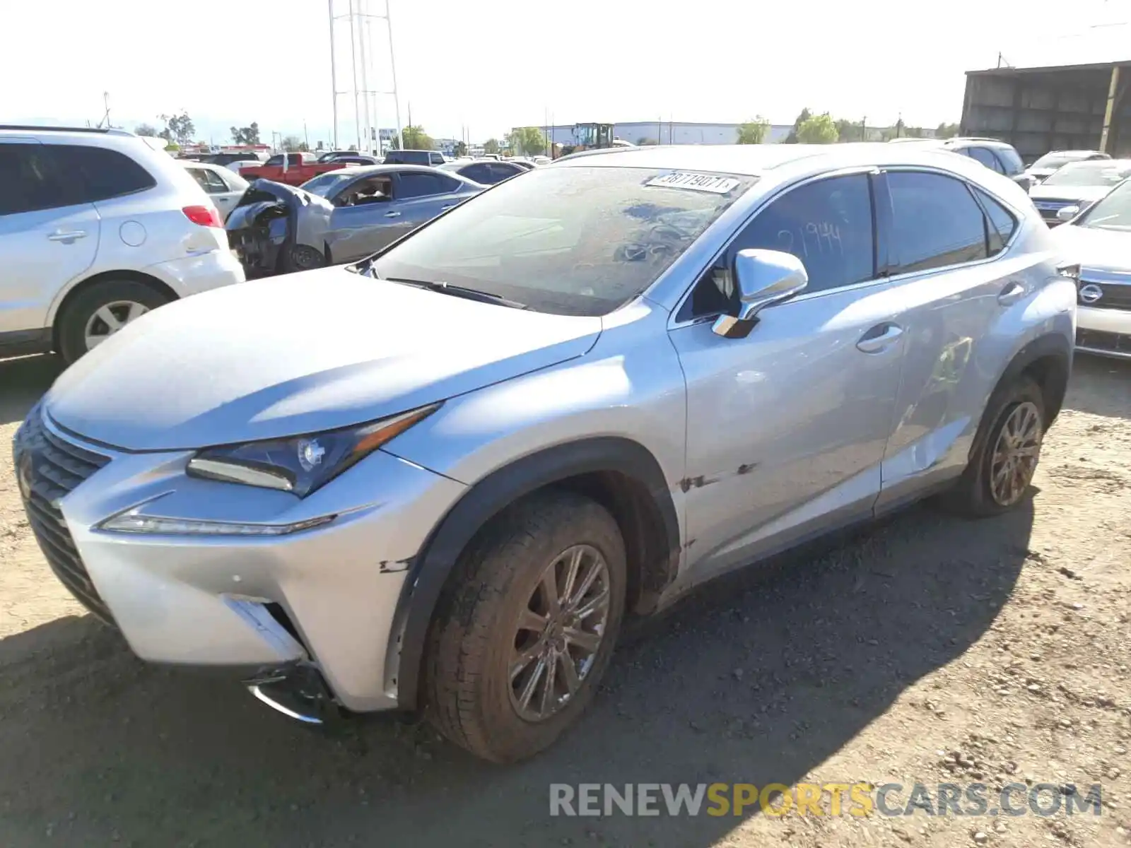 2 Photograph of a damaged car JTJYARBZ1K2140739 LEXUS NX 2019