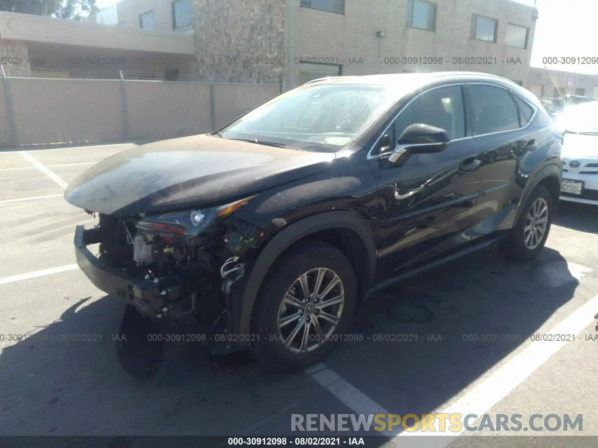 2 Photograph of a damaged car JTJYARBZ1K2144810 LEXUS NX 2019