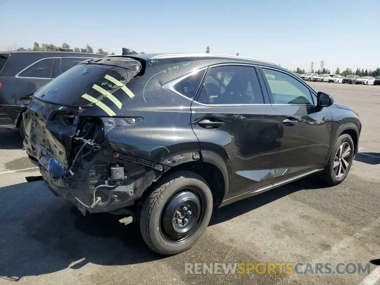 3 Photograph of a damaged car JTJYARBZ2K2122749 LEXUS NX 2019