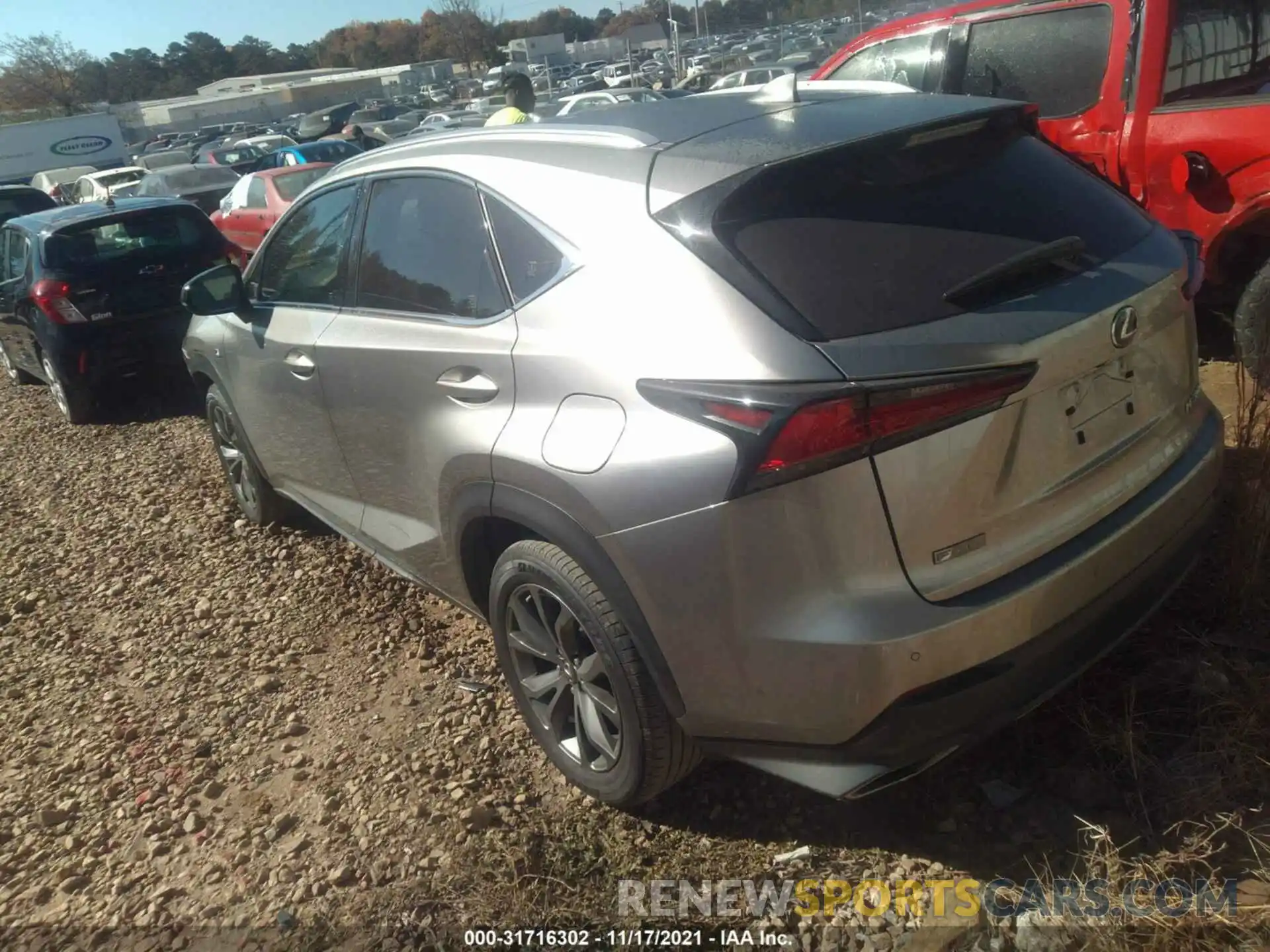 3 Photograph of a damaged car JTJYARBZ2K2128440 LEXUS NX 2019