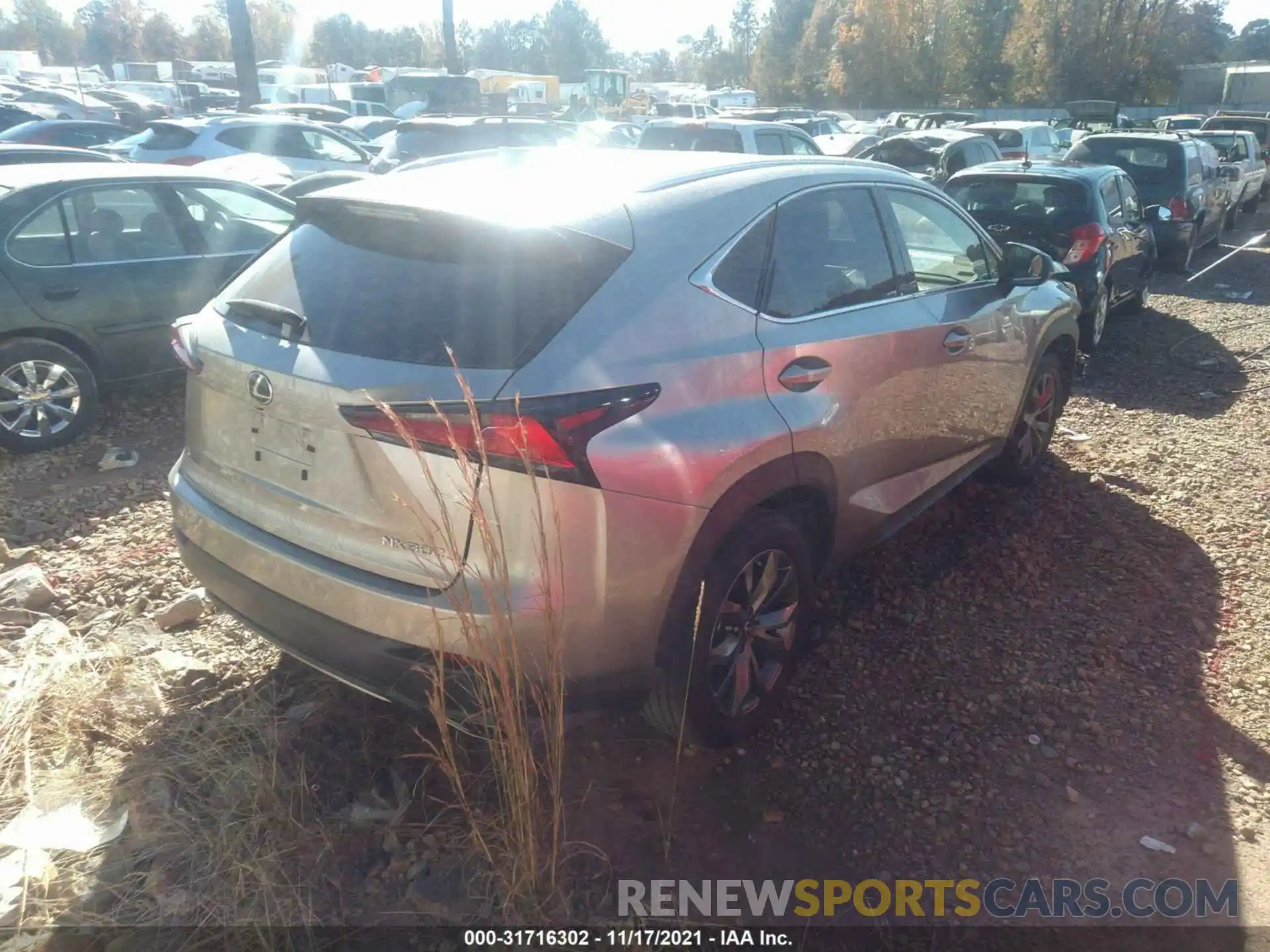 4 Photograph of a damaged car JTJYARBZ2K2128440 LEXUS NX 2019