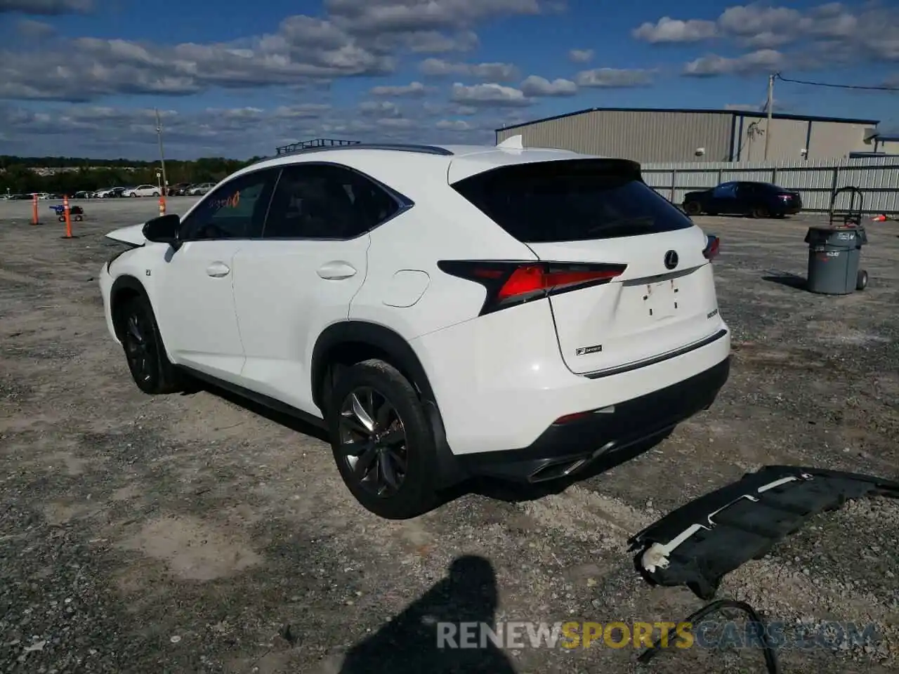 3 Photograph of a damaged car JTJYARBZ2K2132391 LEXUS NX 2019