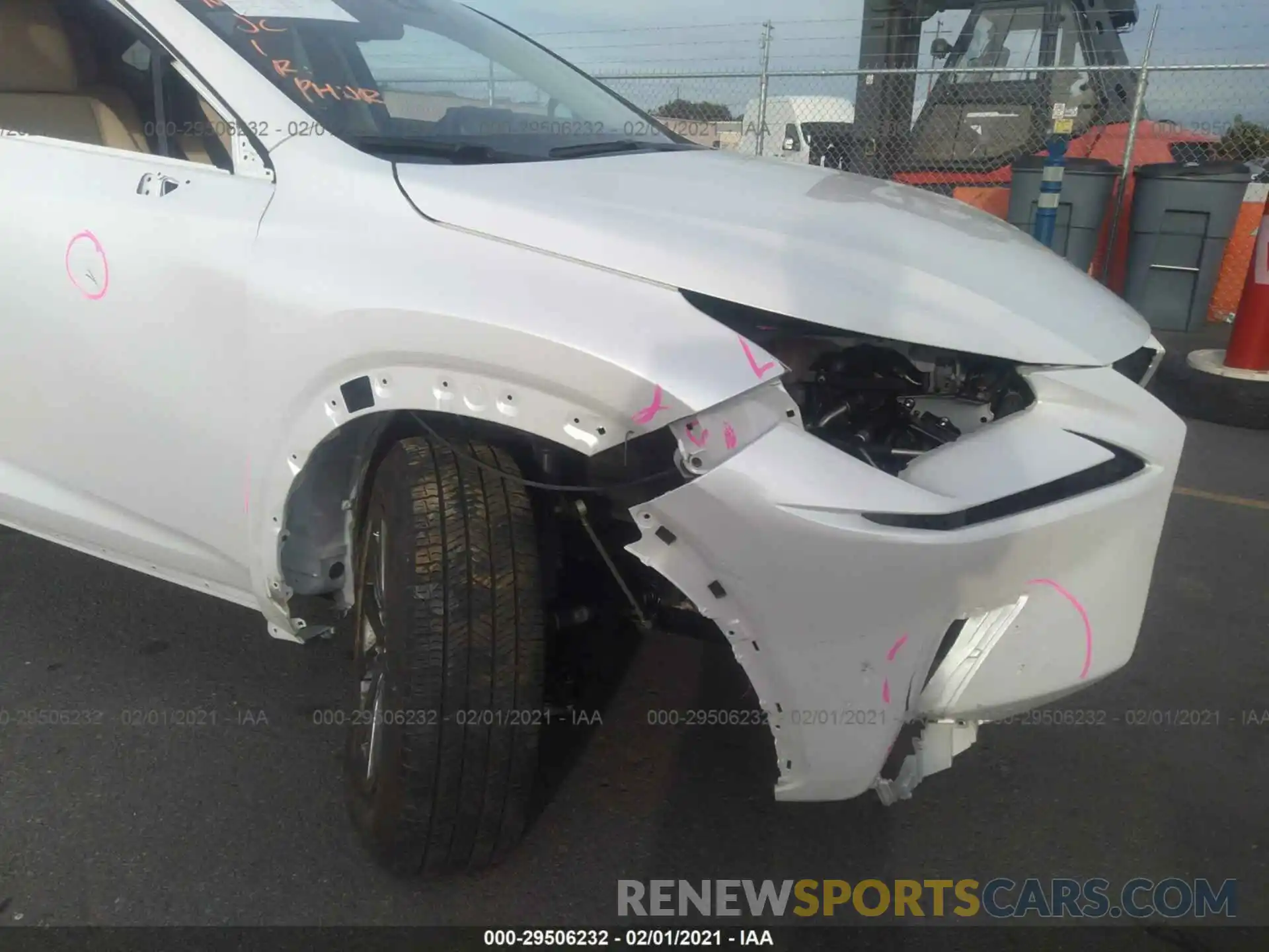 6 Photograph of a damaged car JTJYARBZ2K2132987 LEXUS NX 2019