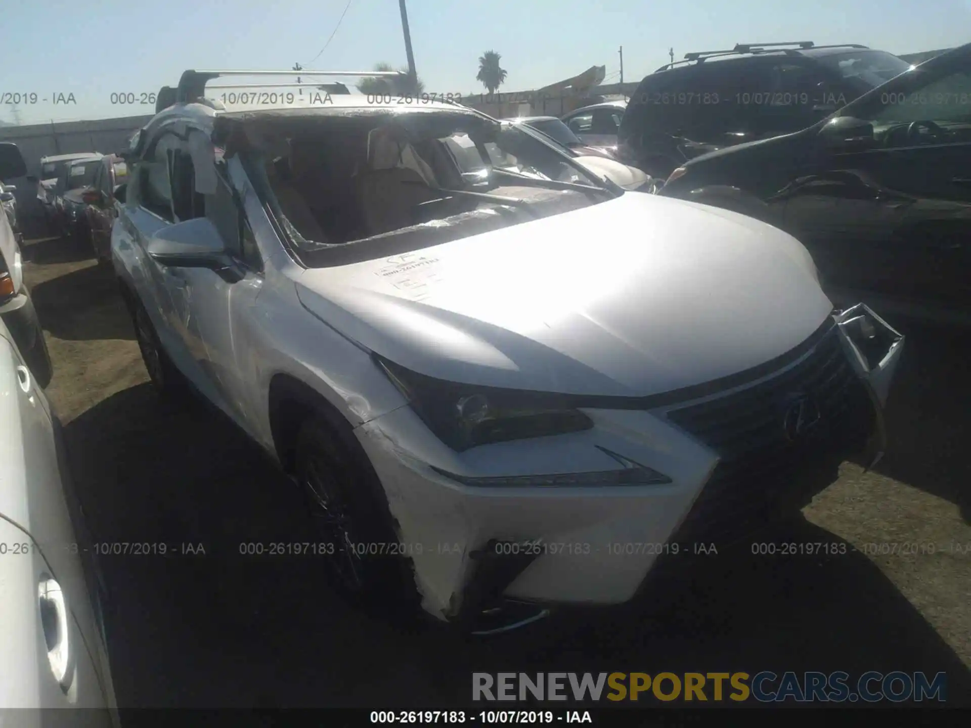 1 Photograph of a damaged car JTJYARBZ2K2150440 LEXUS NX 2019