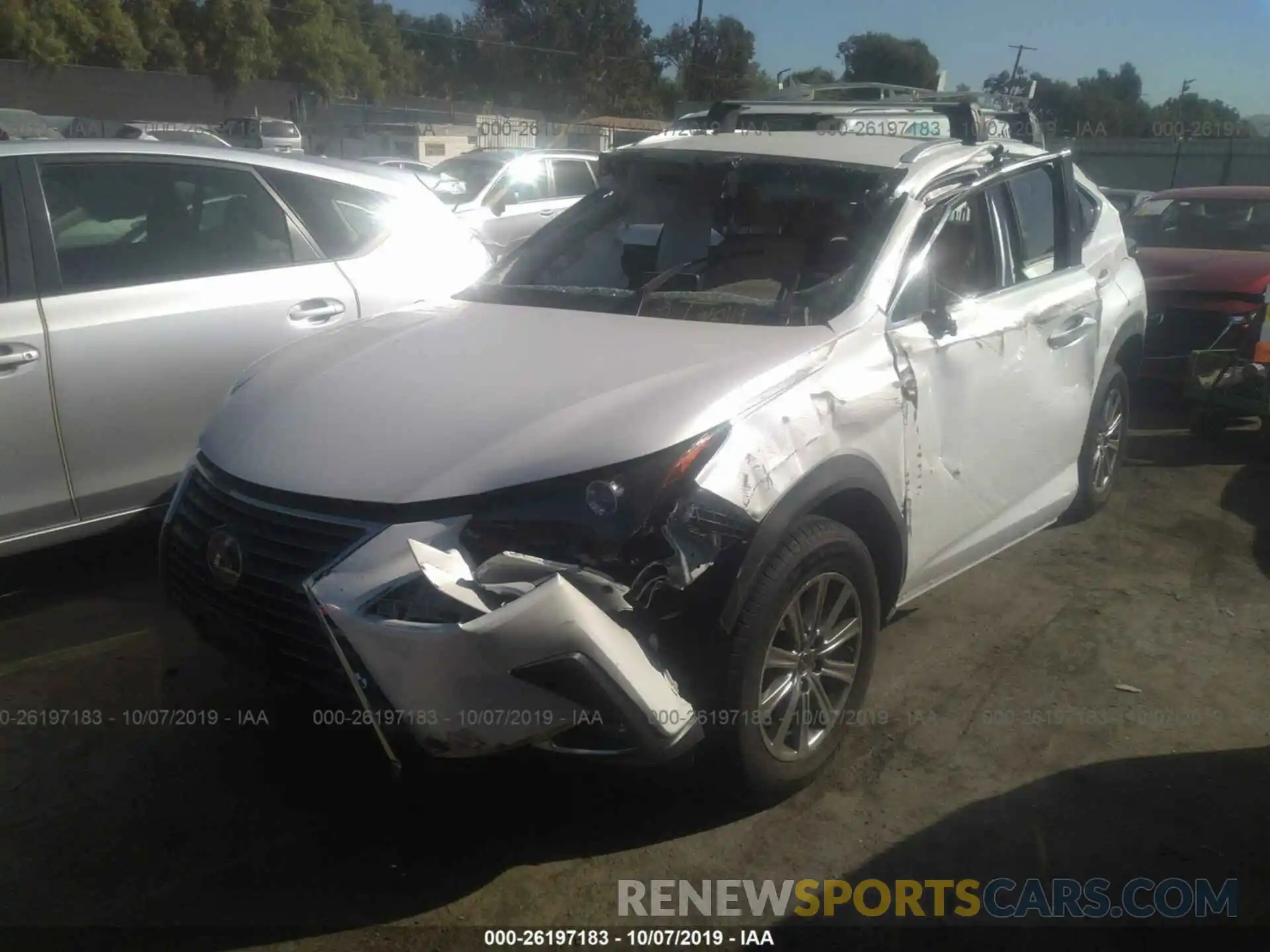 2 Photograph of a damaged car JTJYARBZ2K2150440 LEXUS NX 2019