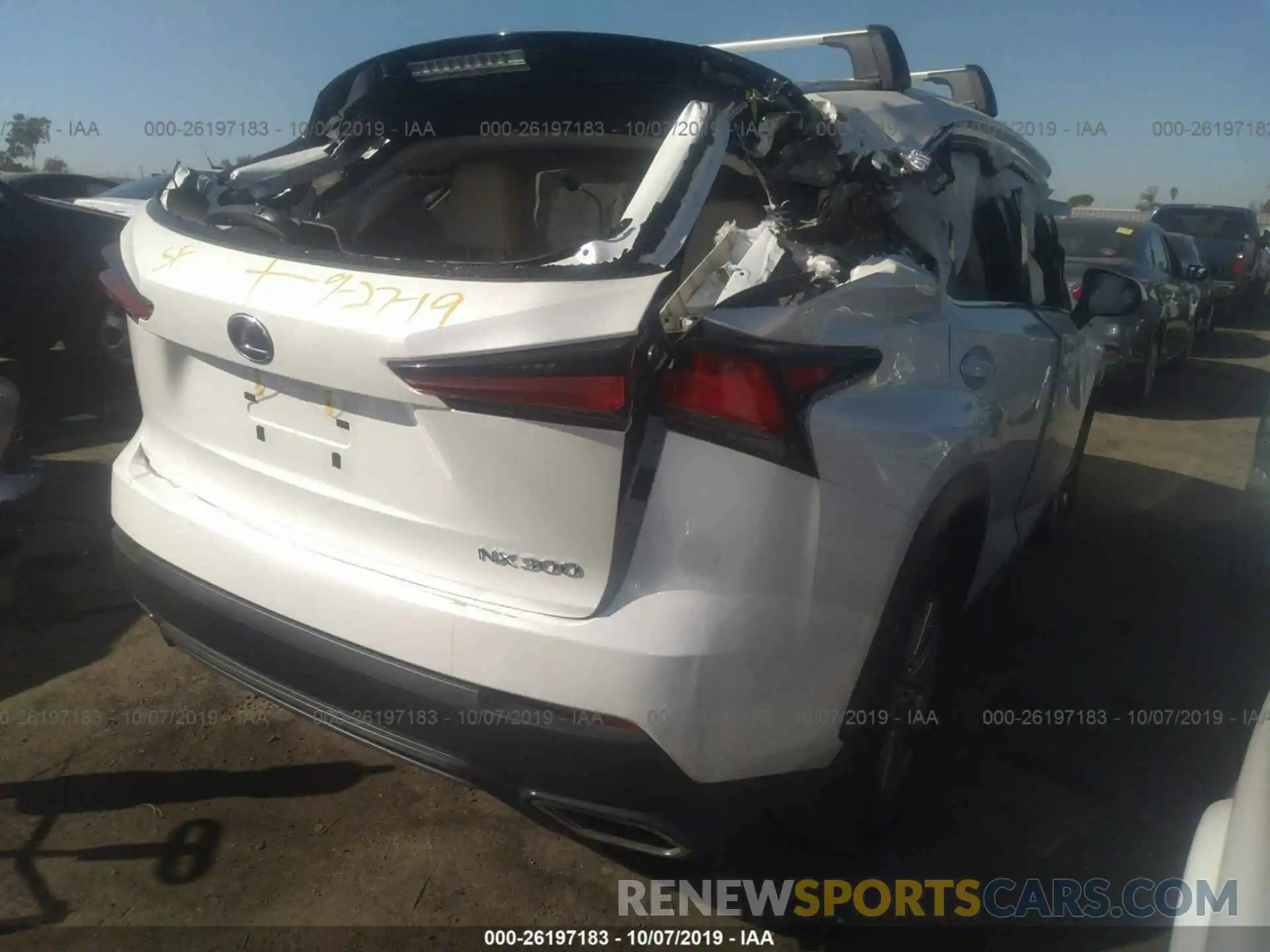 4 Photograph of a damaged car JTJYARBZ2K2150440 LEXUS NX 2019