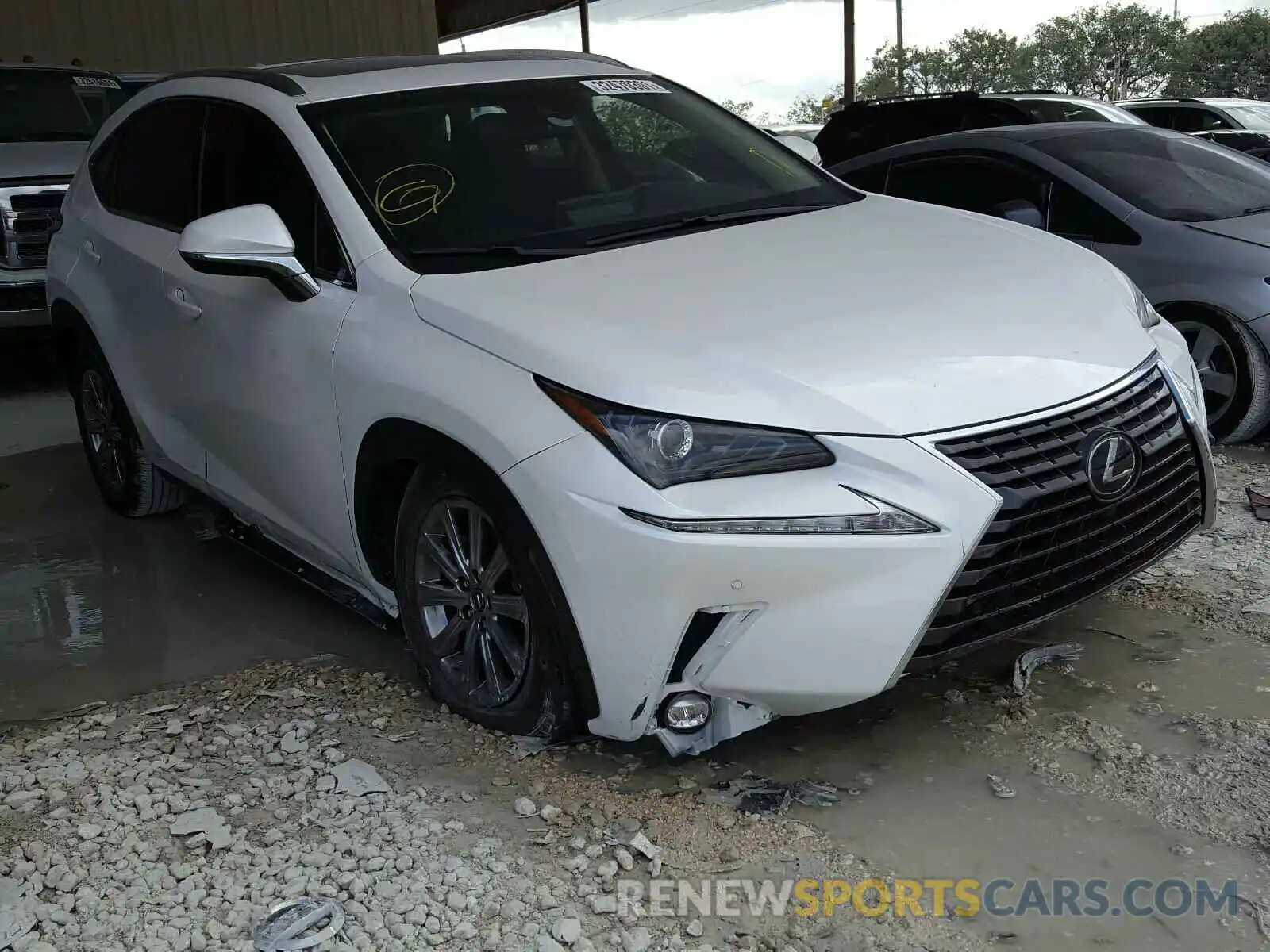 1 Photograph of a damaged car JTJYARBZ2K2157307 LEXUS NX 2019