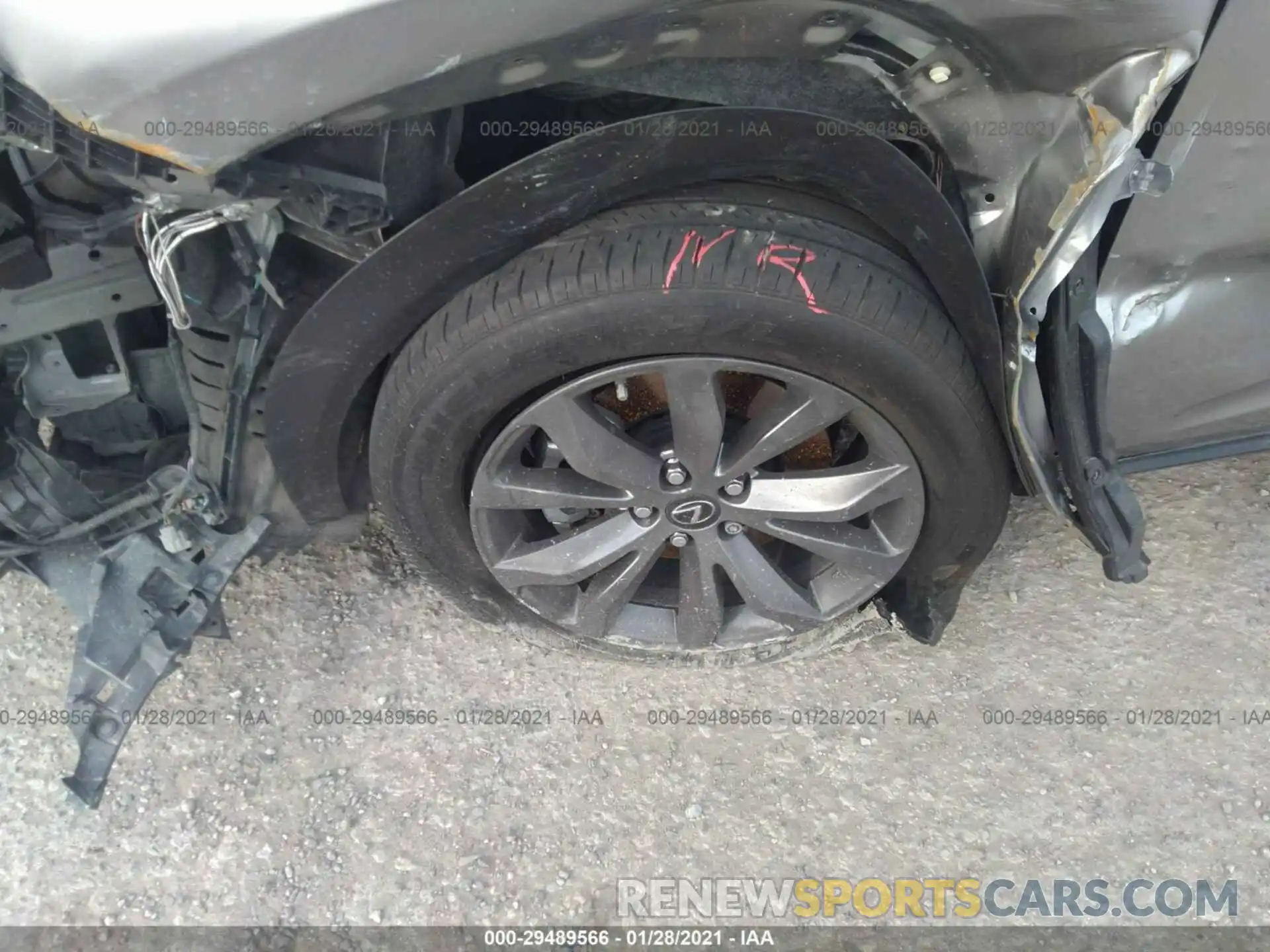 11 Photograph of a damaged car JTJYARBZ3K2117947 LEXUS NX 2019