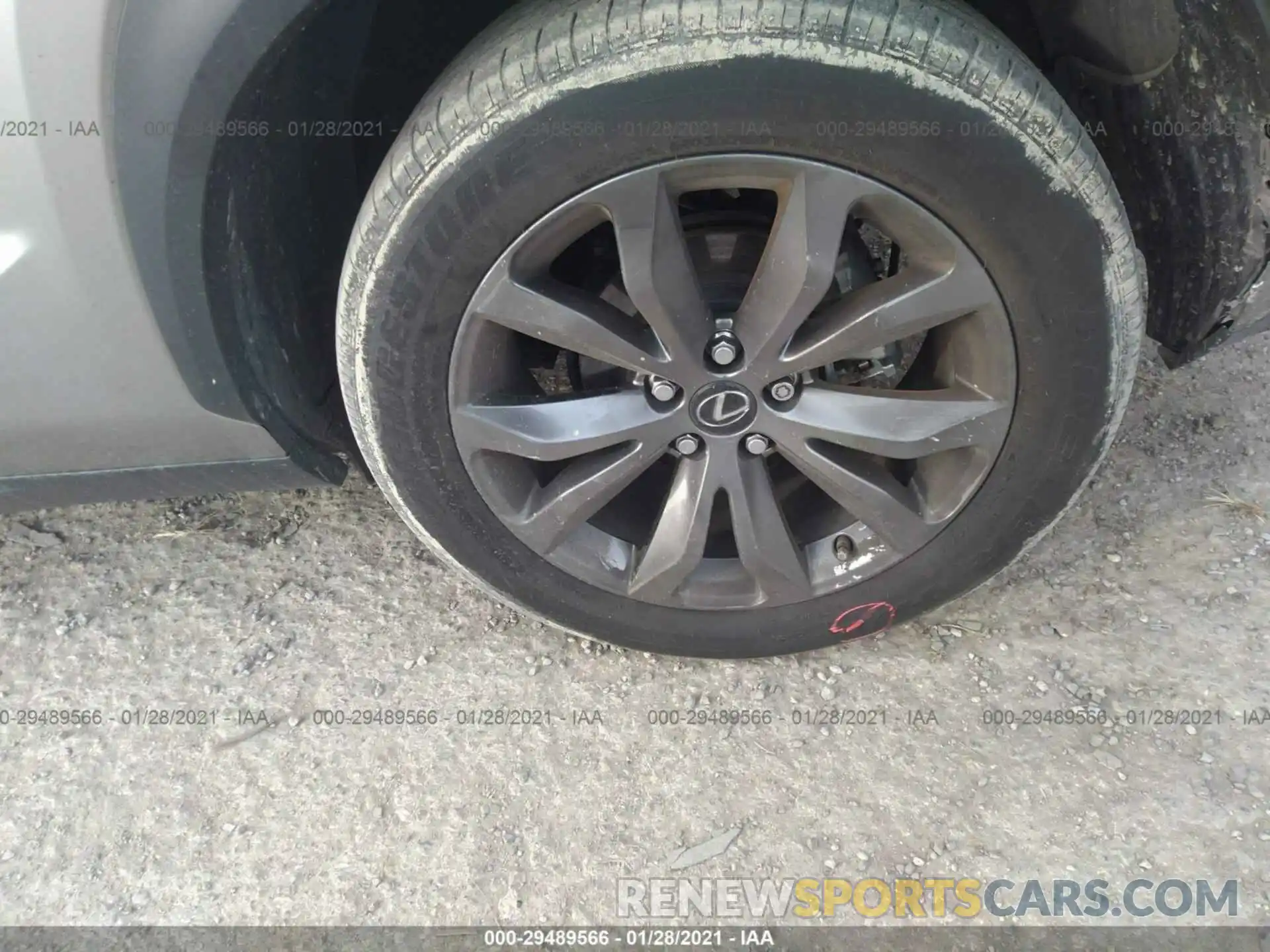 12 Photograph of a damaged car JTJYARBZ3K2117947 LEXUS NX 2019