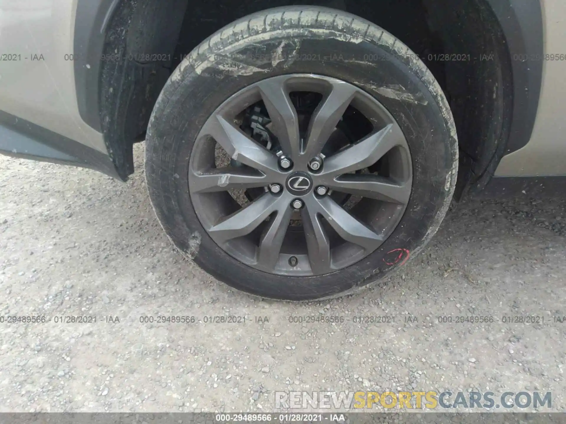 14 Photograph of a damaged car JTJYARBZ3K2117947 LEXUS NX 2019