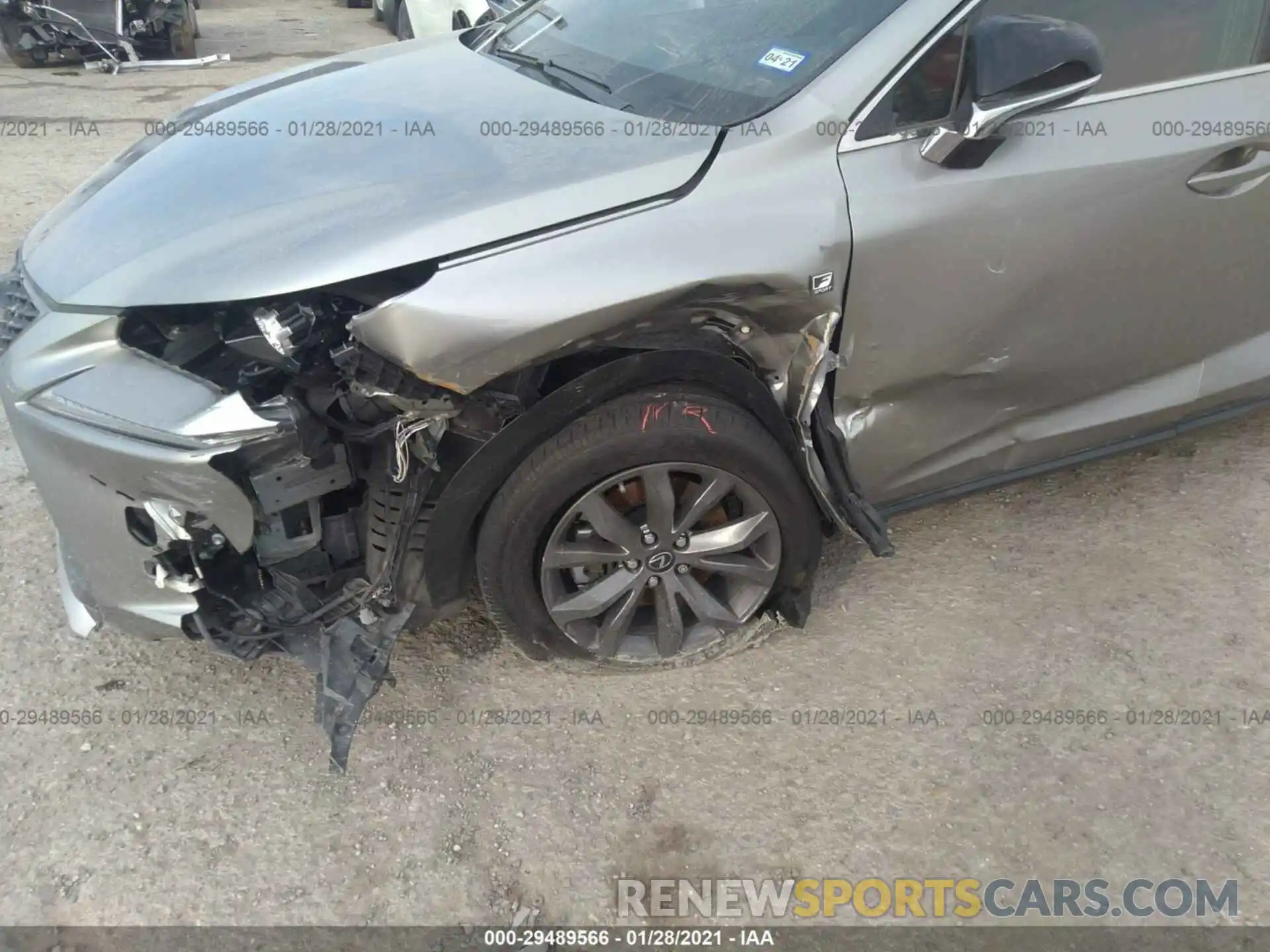 6 Photograph of a damaged car JTJYARBZ3K2117947 LEXUS NX 2019