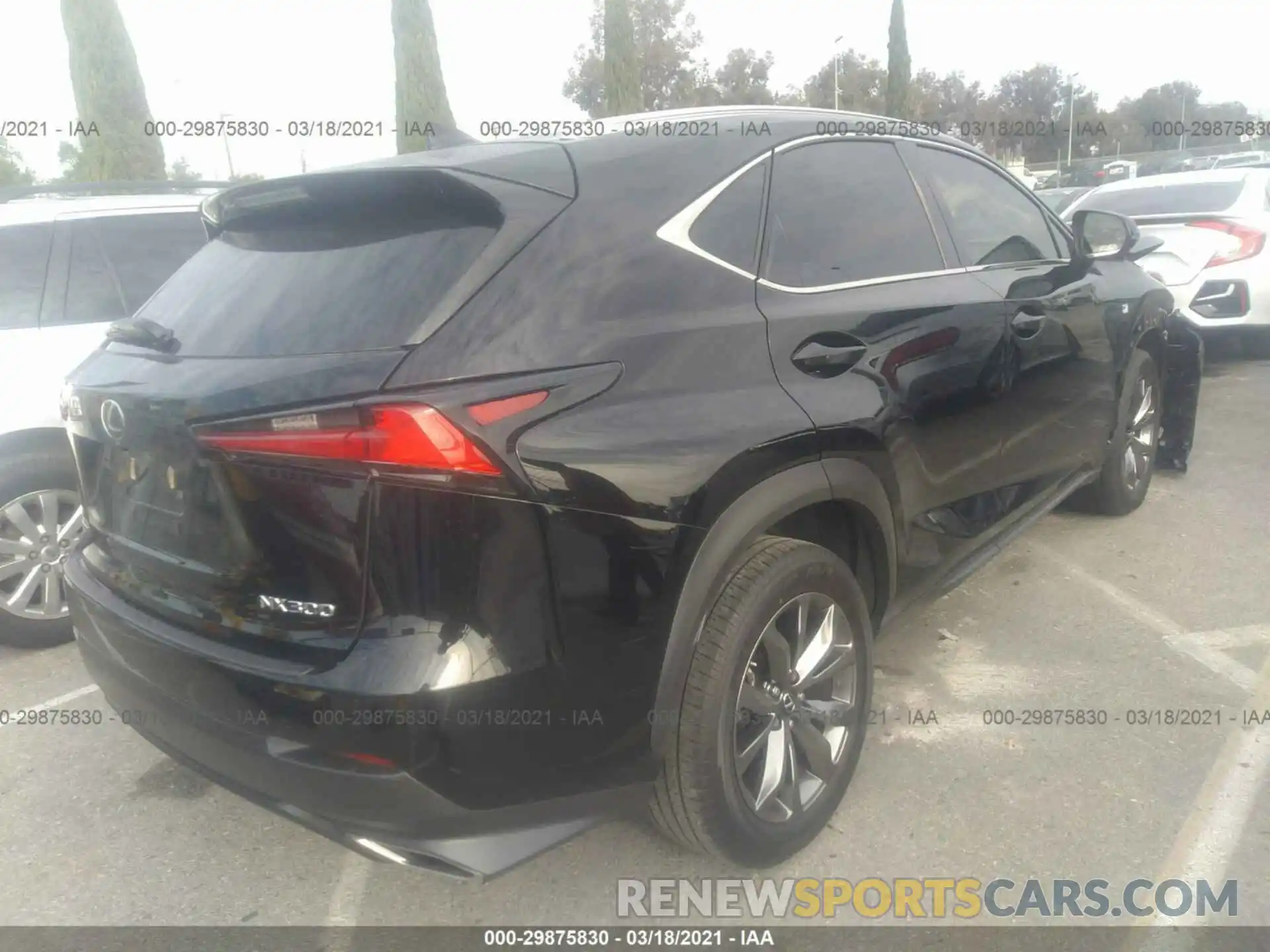 4 Photograph of a damaged car JTJYARBZ3K2123117 LEXUS NX 2019