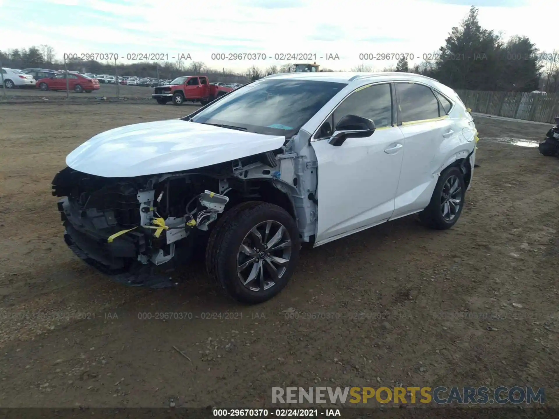 2 Photograph of a damaged car JTJYARBZ3K2126292 LEXUS NX 2019